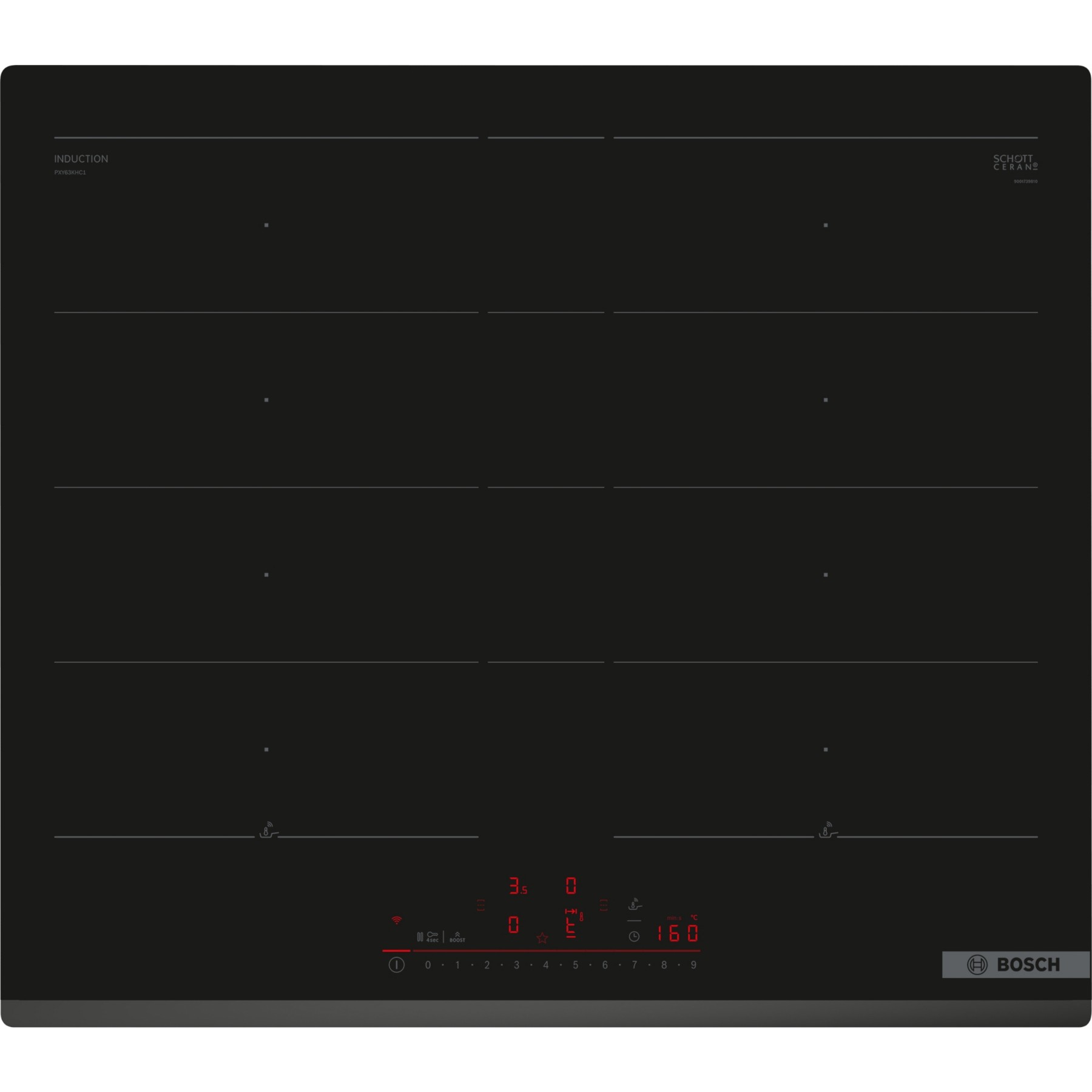 Plaque induction BOSCH PXY63KHC1E Série 6 PerfectFry Plus
