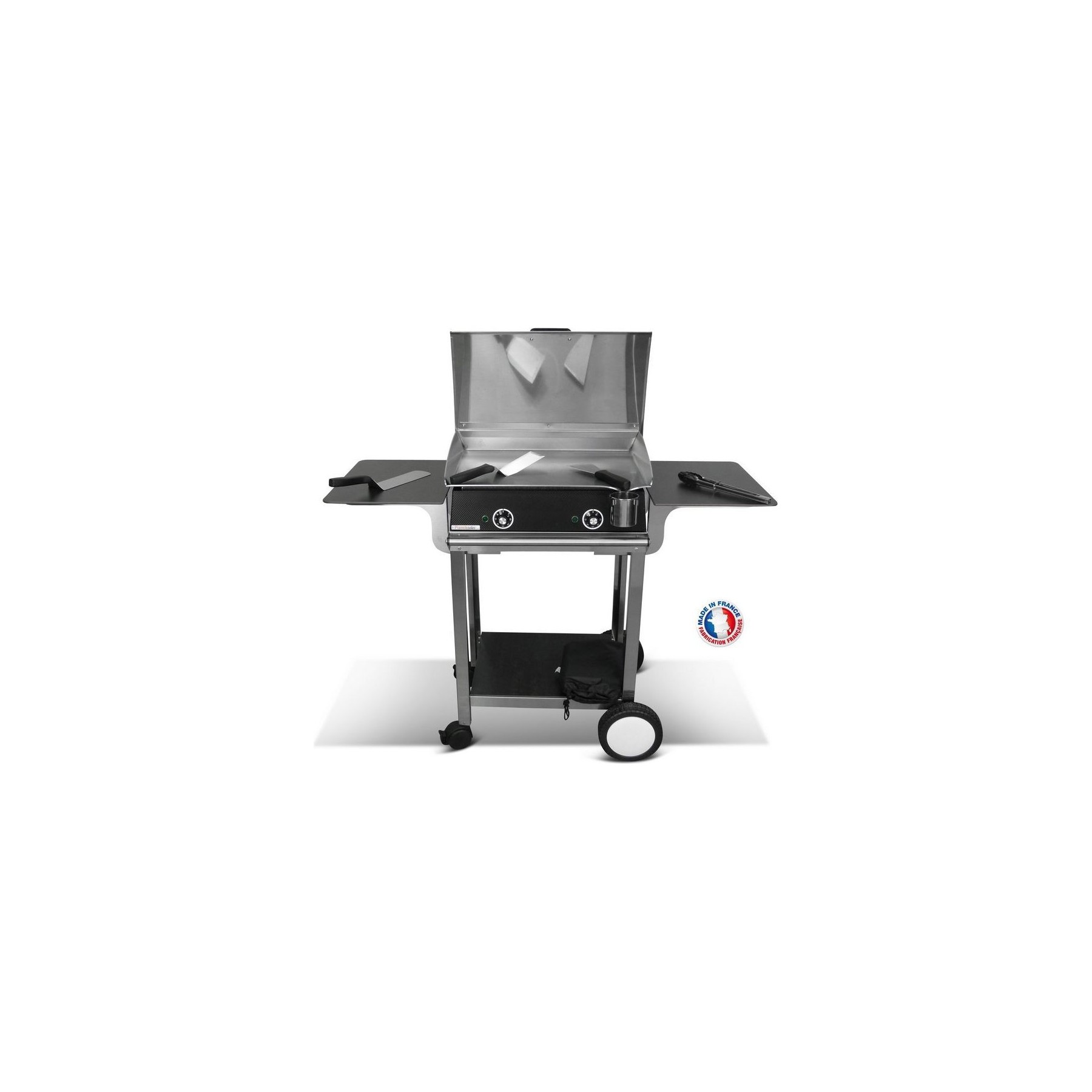 Plancha électrique PLANCHAELEC Pack LUX 600 CARBON - CHARIOT RIVOLI