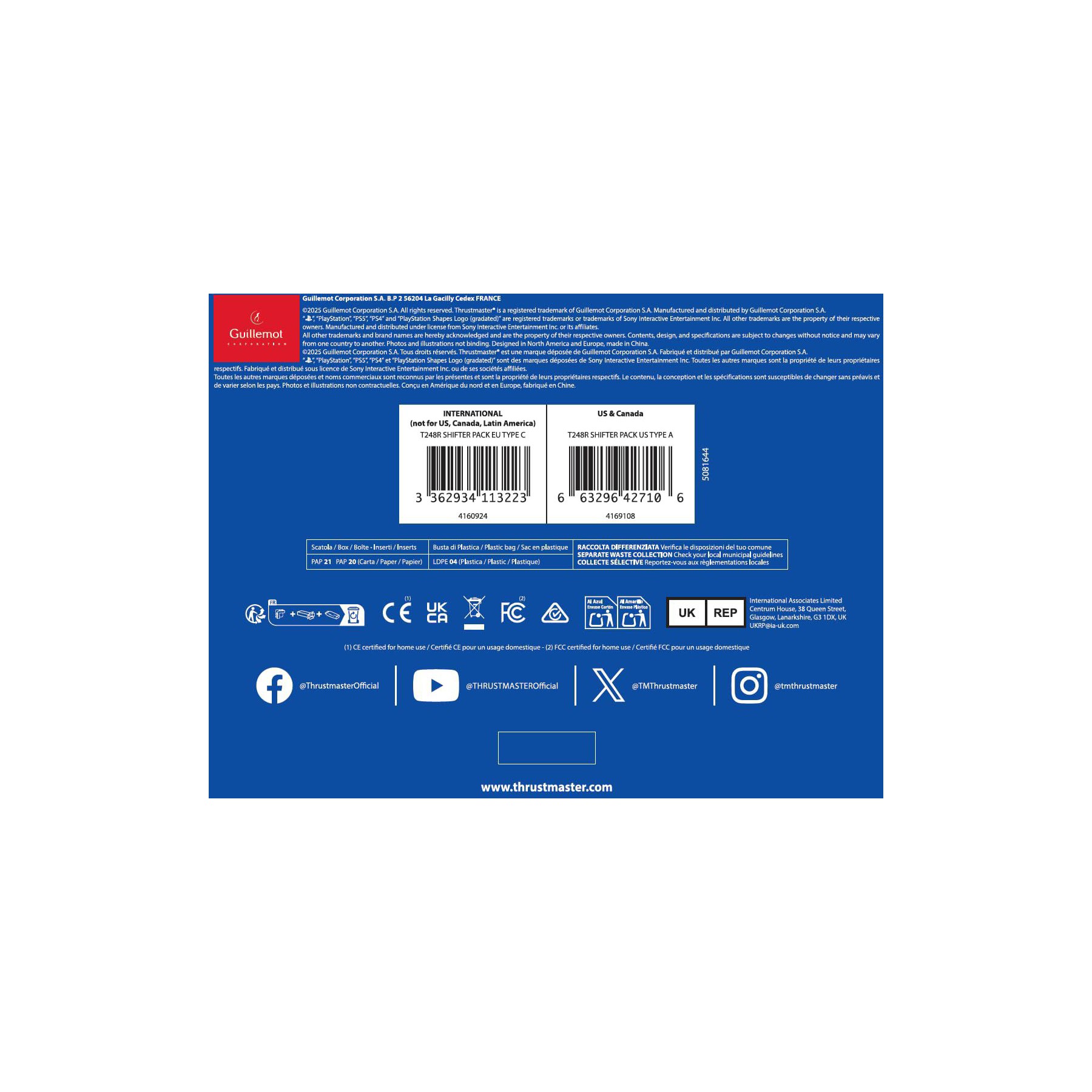 Hub USB C THRUSTMASTER 4160924