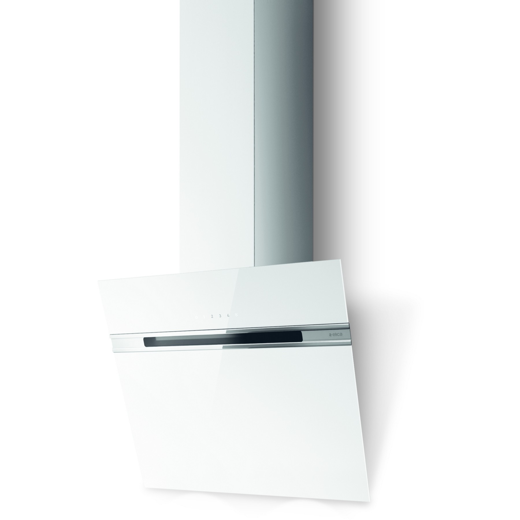 Hotte décorative murale inclinée ELICA STRIPE WH/A/60/LX
