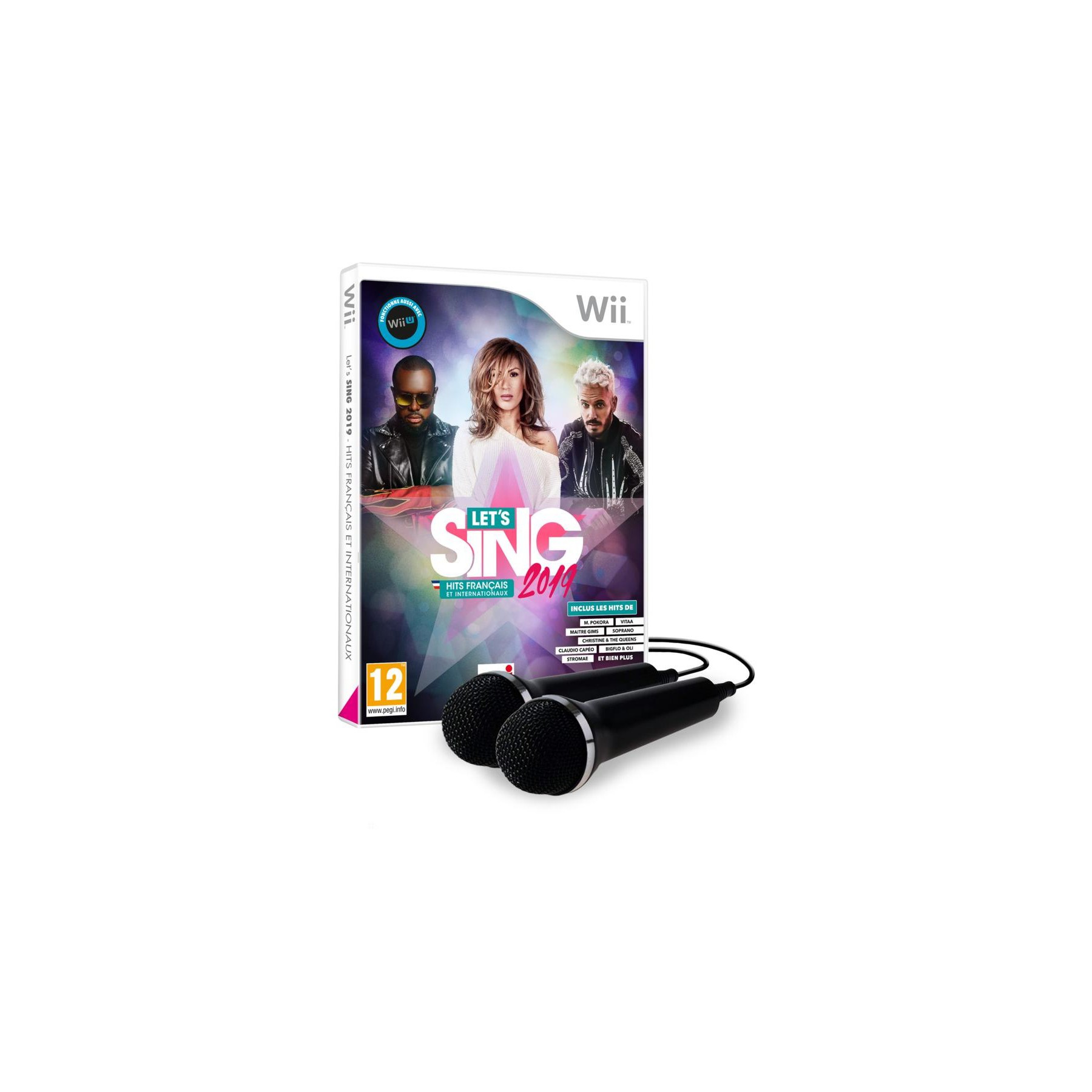 Jeu Wii KOCH MEDIA Let's Sing 2019 Hits + 2 Micros