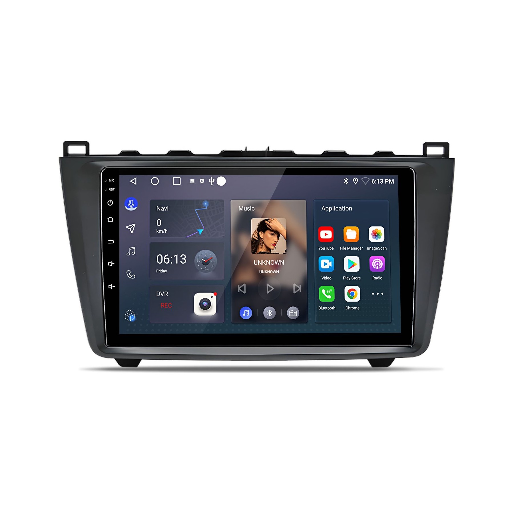 Autoradio connecté JUNSUN pour Mazda 6 2007-2012 2+64G SWC Carplay