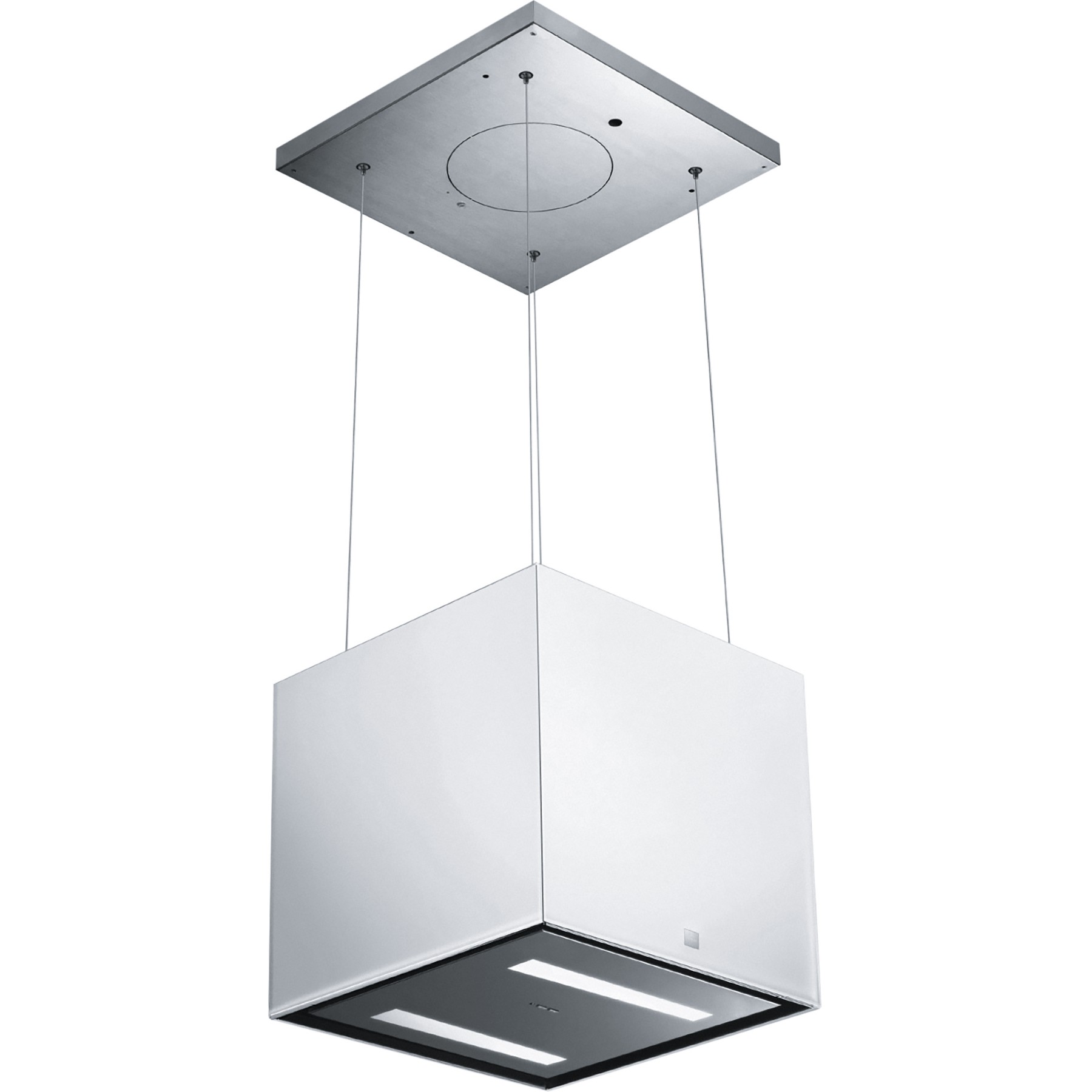 Hotte décorative îlot ROBLIN EPSILONE 400 VERRE BL