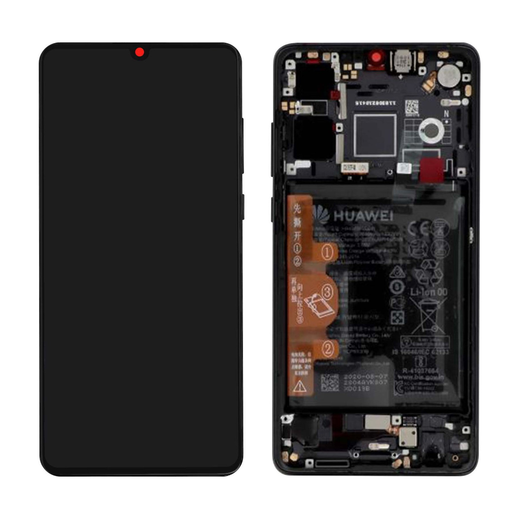 Pièce détachée HUAWEI Écran LCD Tactile Huawei P30 Noir