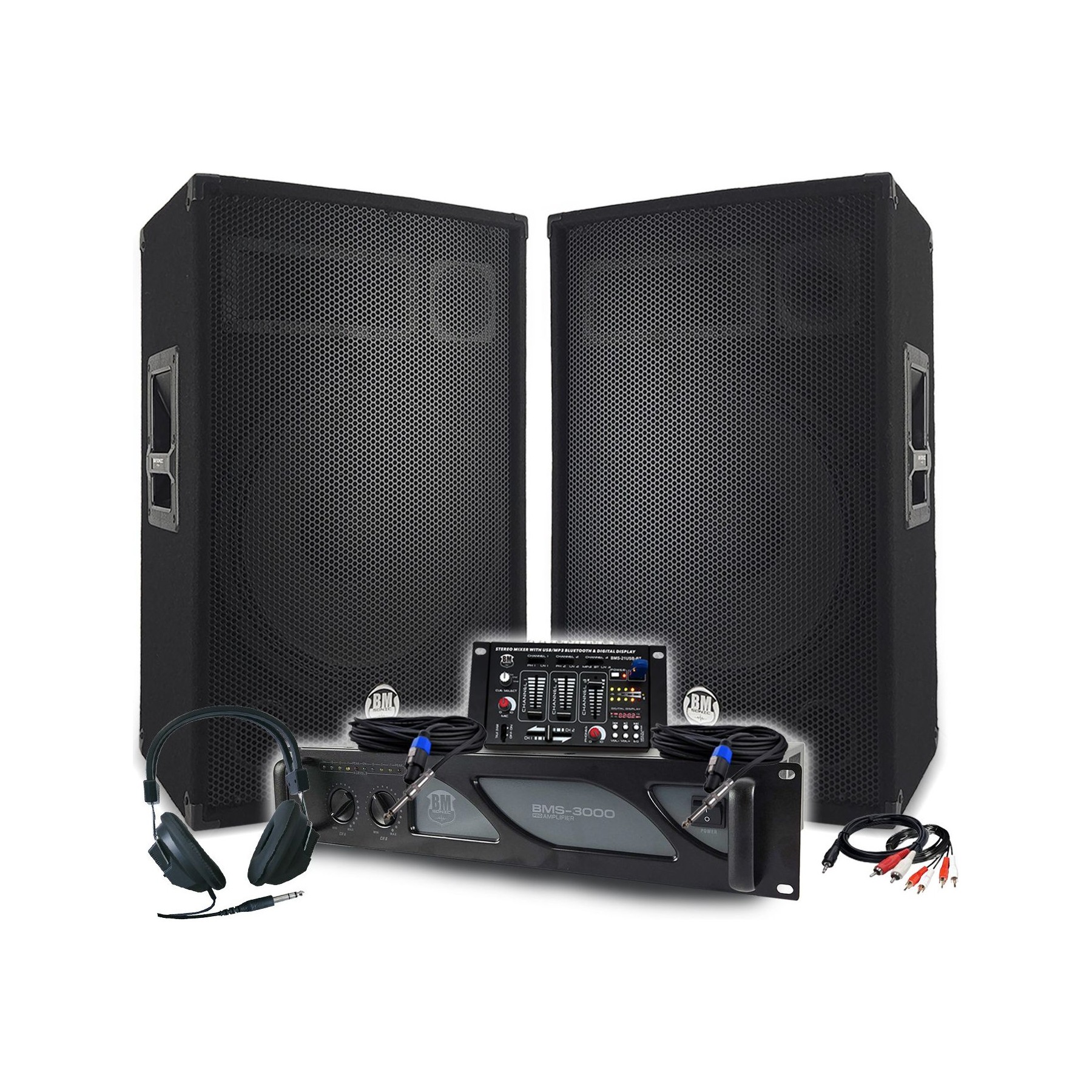 Pack sono BM SONIC Pack Sono DJ BM SONIC Amplificateur 3000