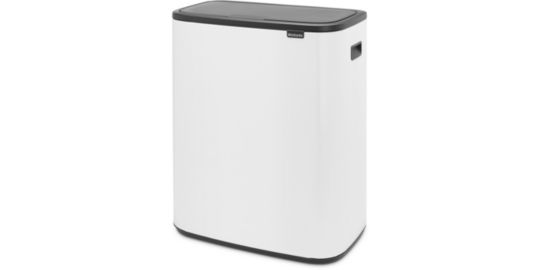 Poubelle tri sélectif BRABANTIA Bo Touch Bin 2X30L White