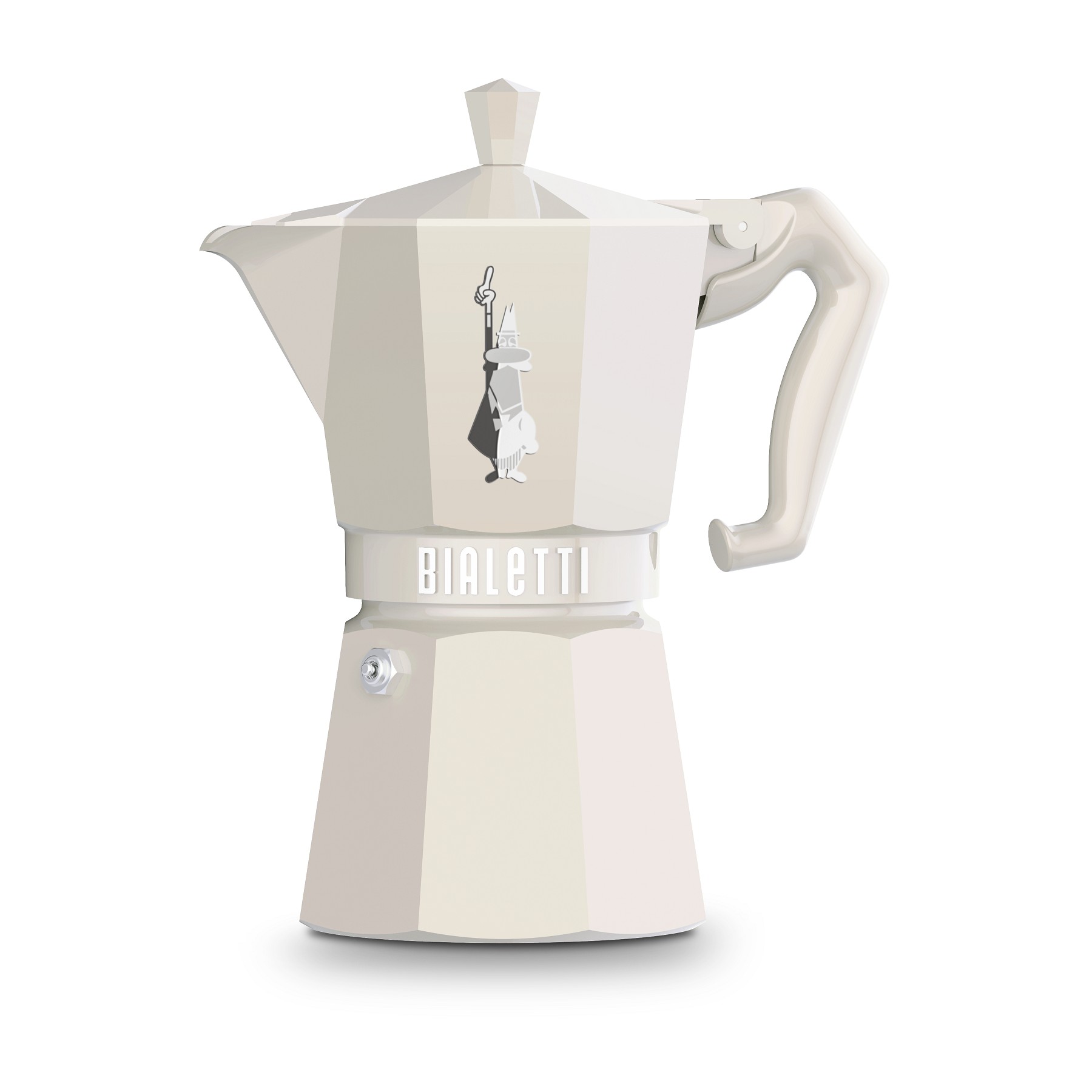 Cafetière italienne BIALETTI Moka Exclusive Creme 6 tasses