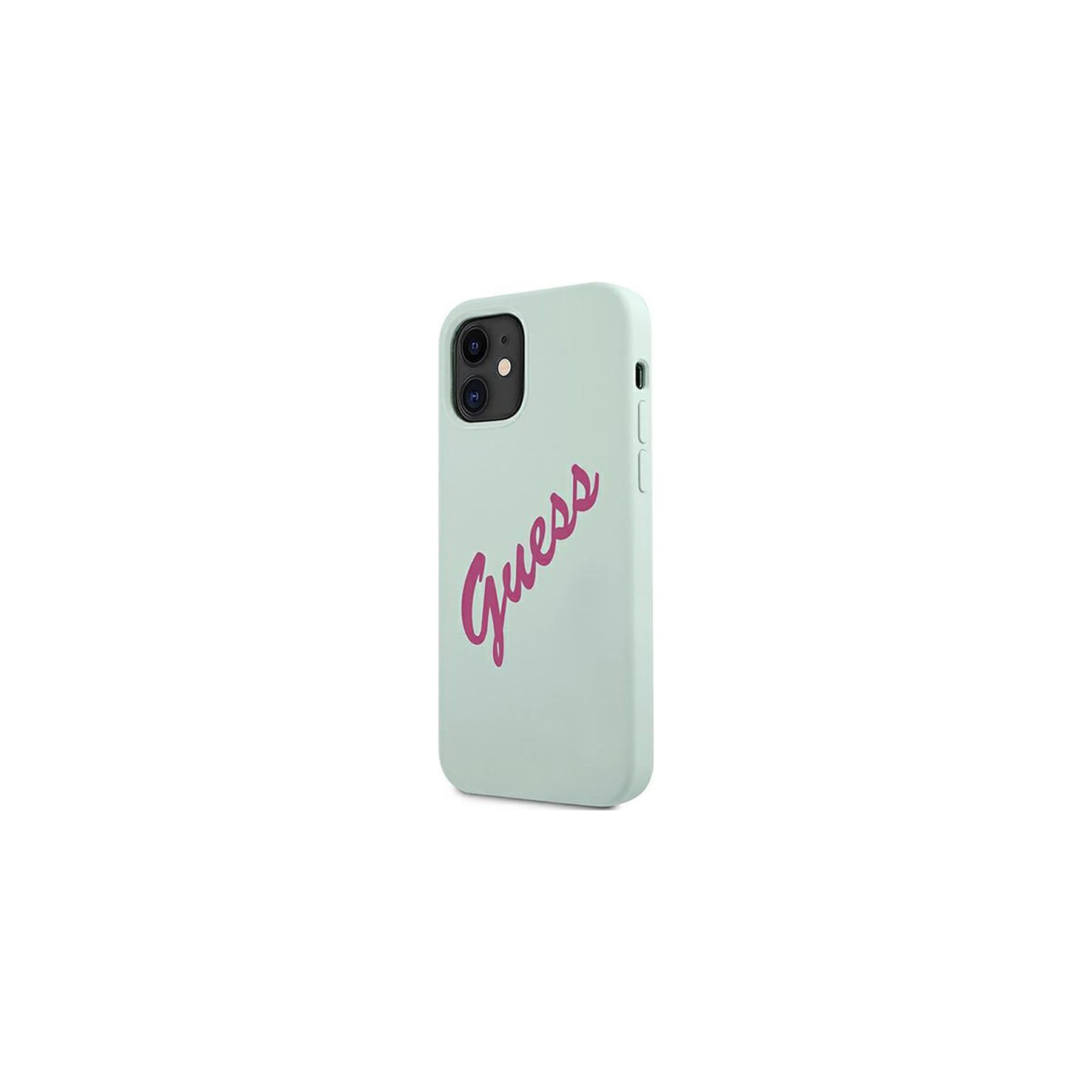 Coque GUESS pour iPhone 12 Mini Silicone Vintage
