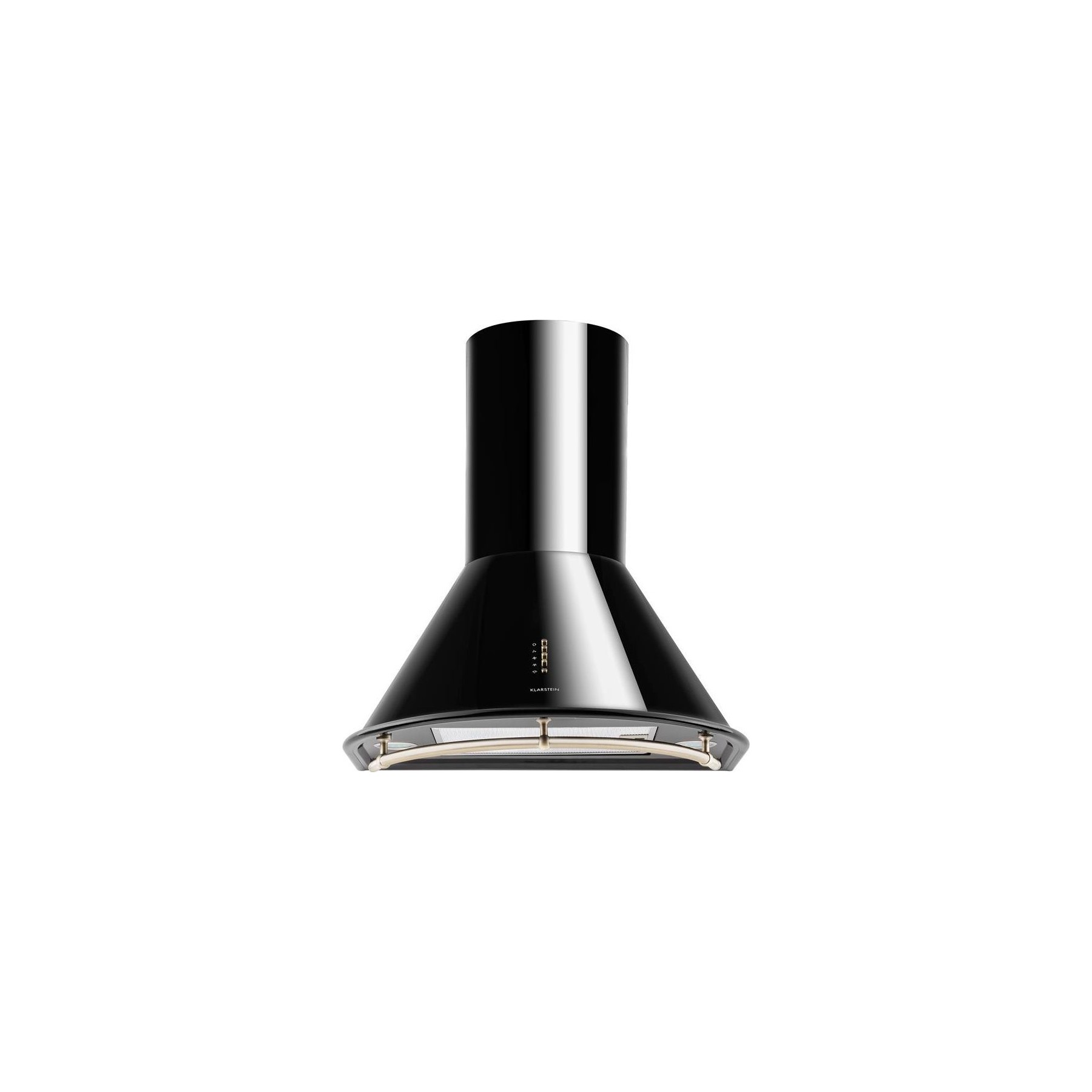 Hotte décorative murale KLARSTEIN Lumio Neo rétro 60cm 610m³/h CEE A noir
