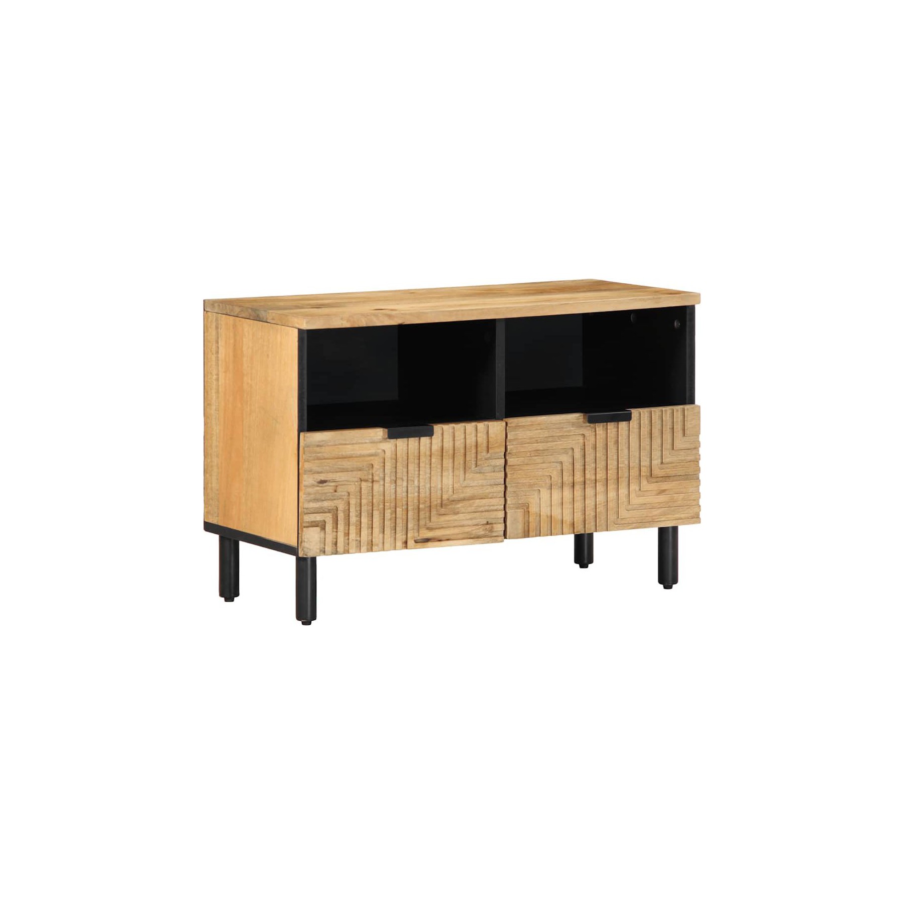 Meuble TV HELLOSHOP26 Meuble TV moderne avec grand espace de r