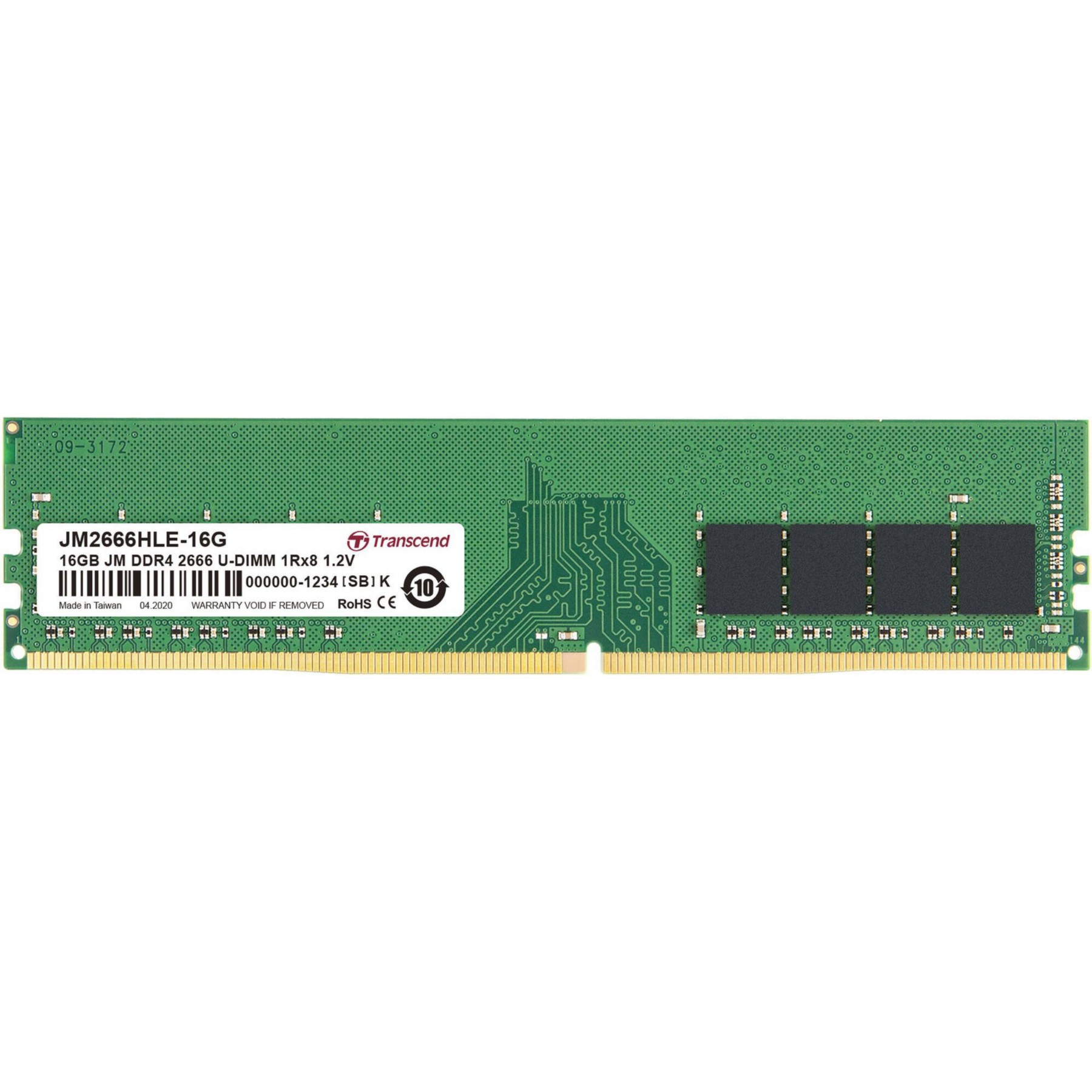 Mémoire vive TRANSCEND 16 Go DDR4 2666Mhz