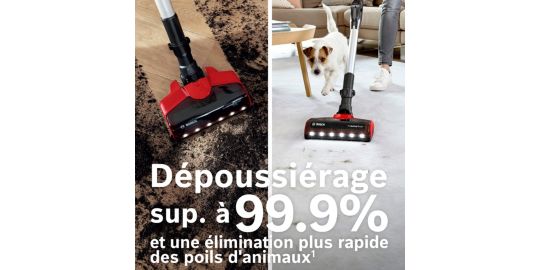 Aspirateur balai BOSCH Unlimited ProAnimal BCS711PET