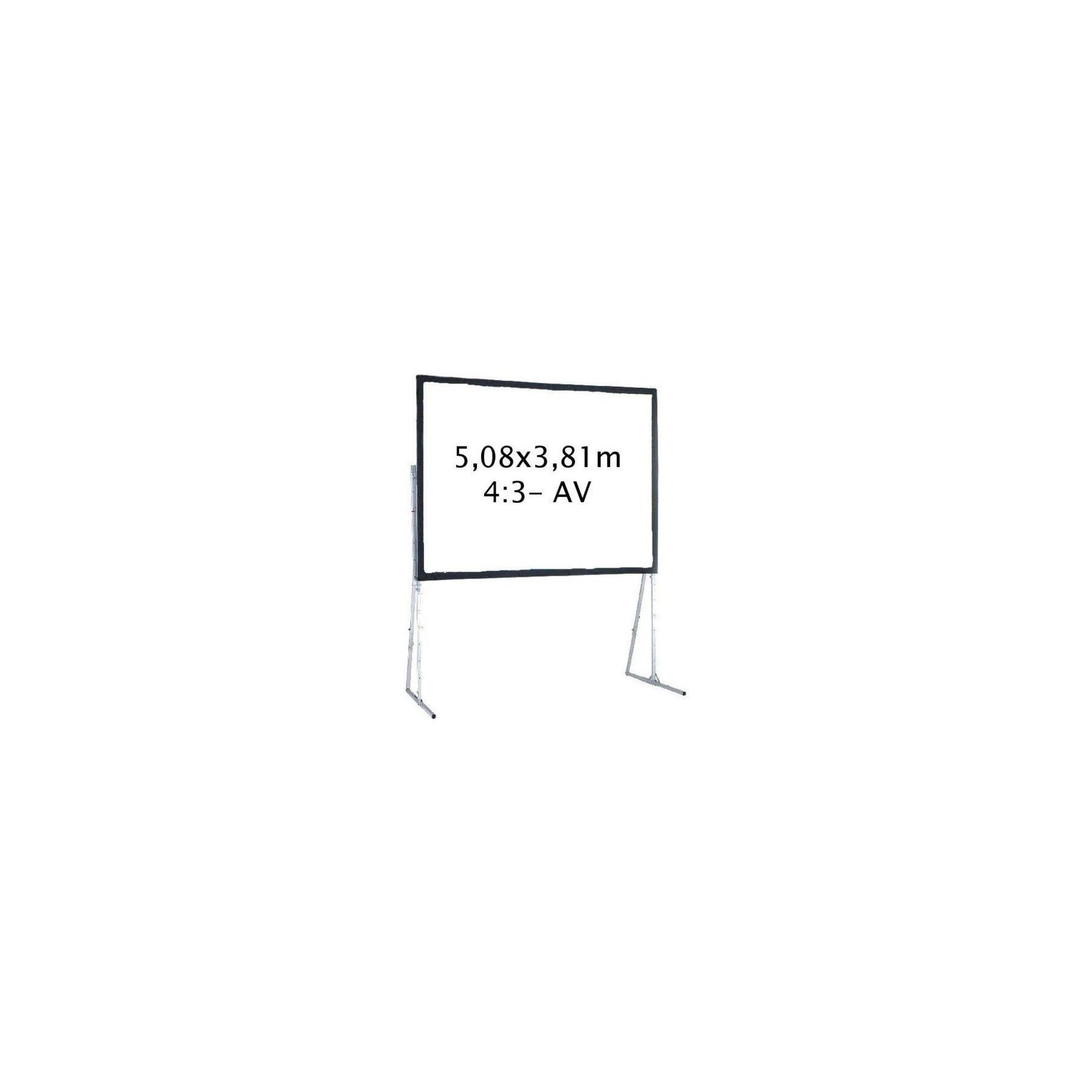 Ecran de projection KIMEX valise 5,08 x 3,81 m, 4:3- Toile Avant