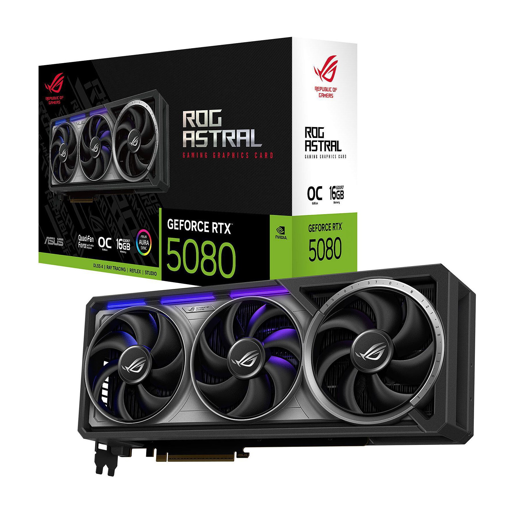Carte graphique ASUS ROG Astral GeForce RTX 5080 16 Go OC