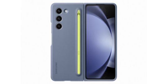 Coque SAMSUNG Z Fold 5 S pen intégré Bleu