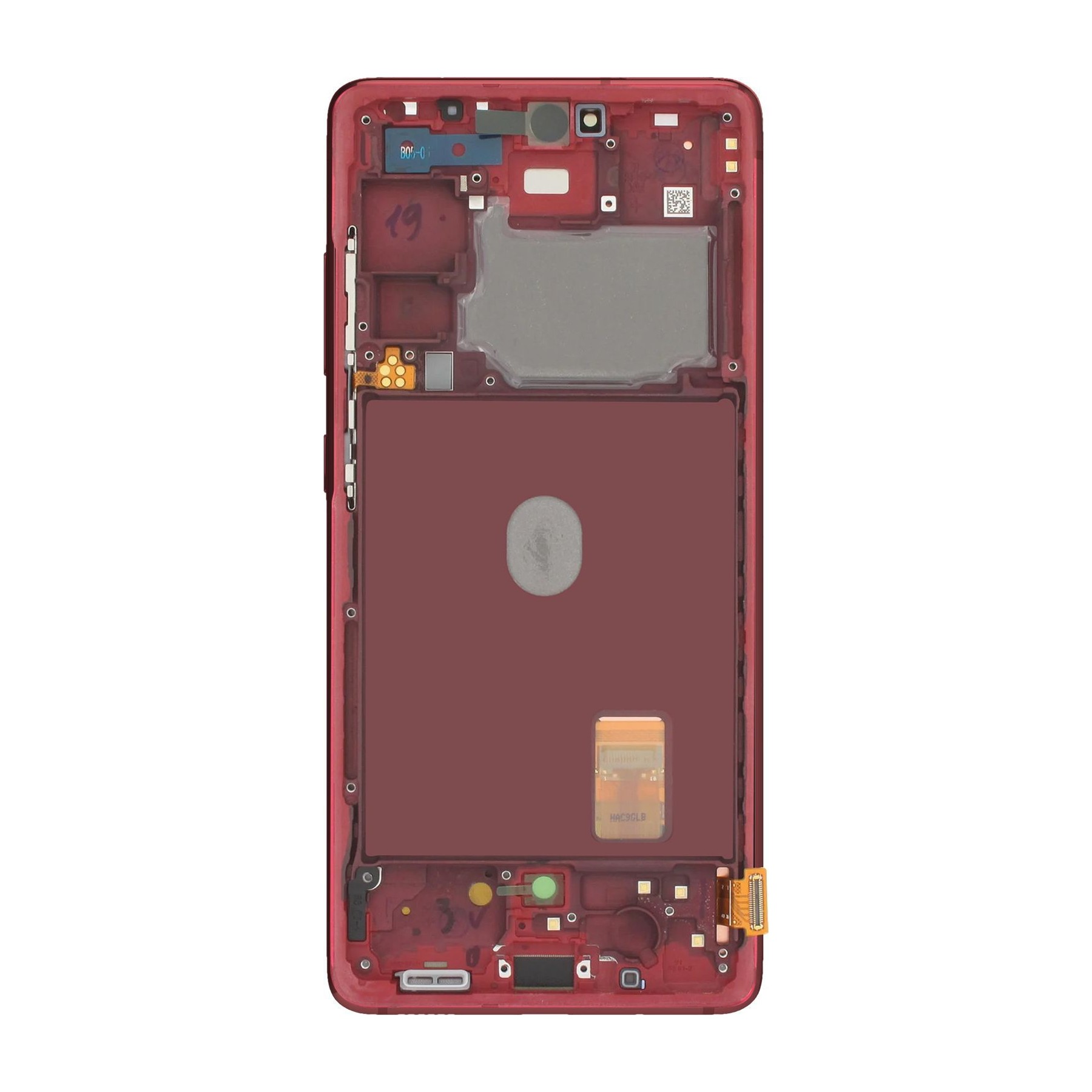 Pièce détachée SAMSUNG Écran LCD Samsung S20 FE 5G Rouge