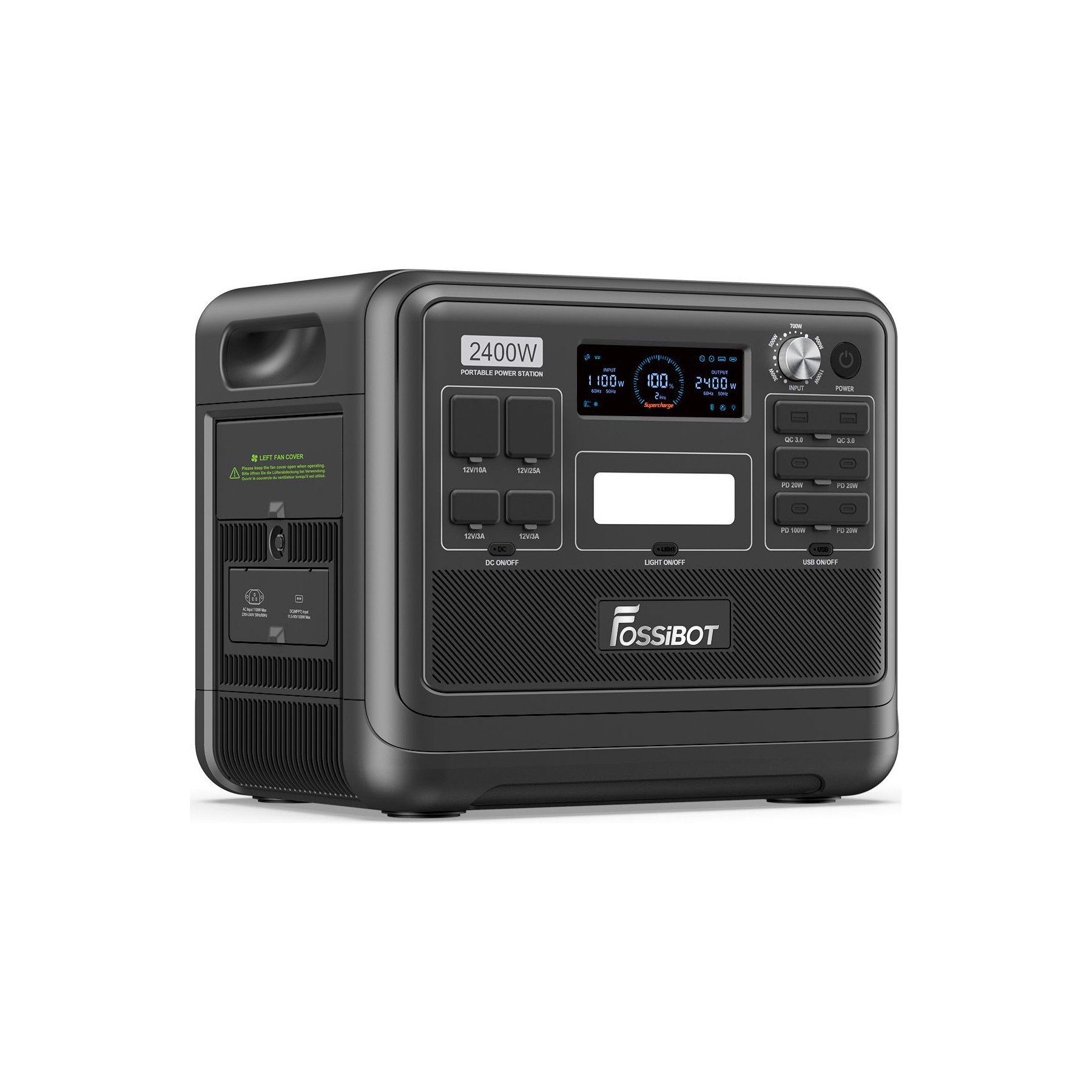 Batterie nomade FOSSIBOT F2400 2048Wh Station
