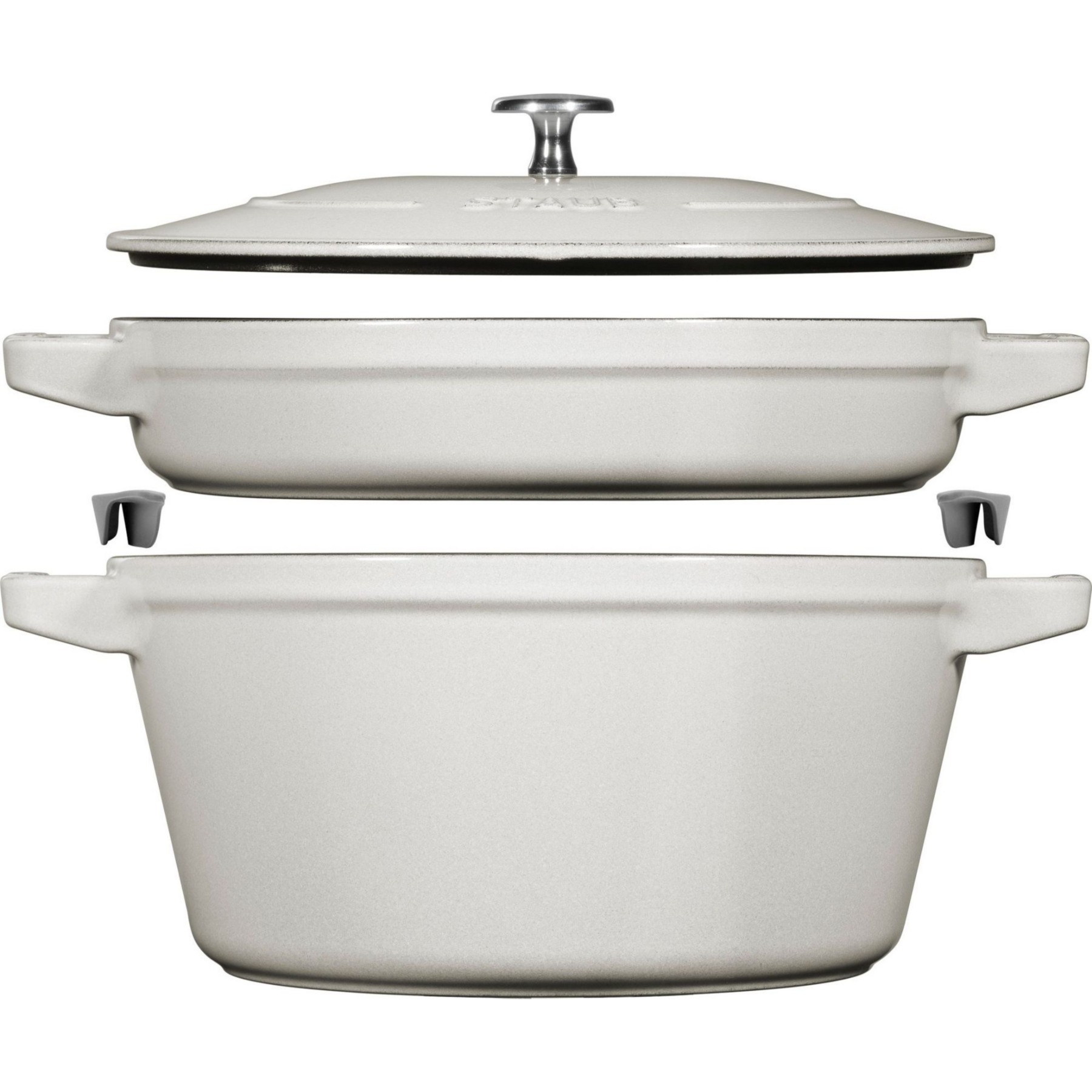 Cocotte ZWILLING Set 2-pcs empilable, Truffe blanche