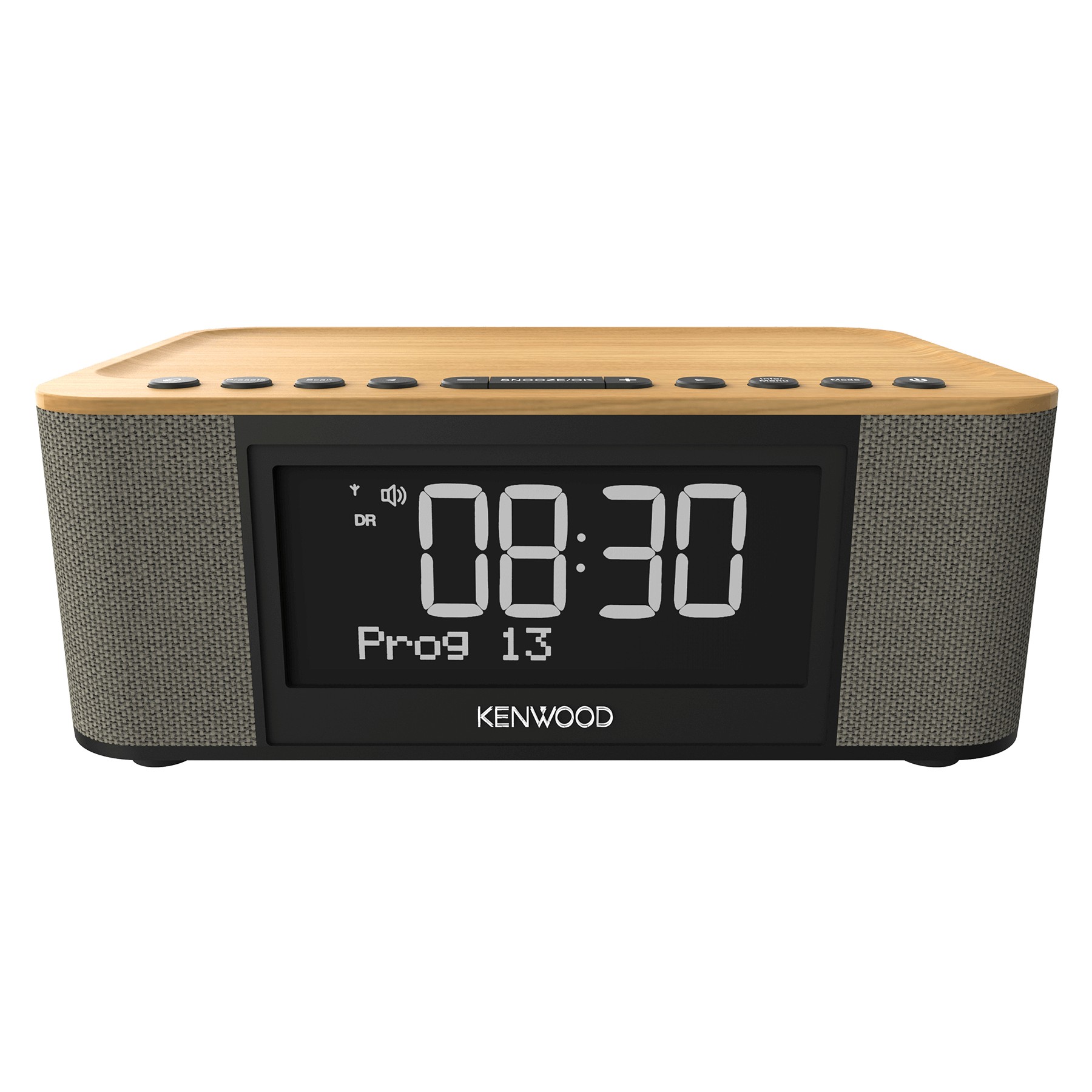 Radio réveil KENWOOD CRST40DABM Bois