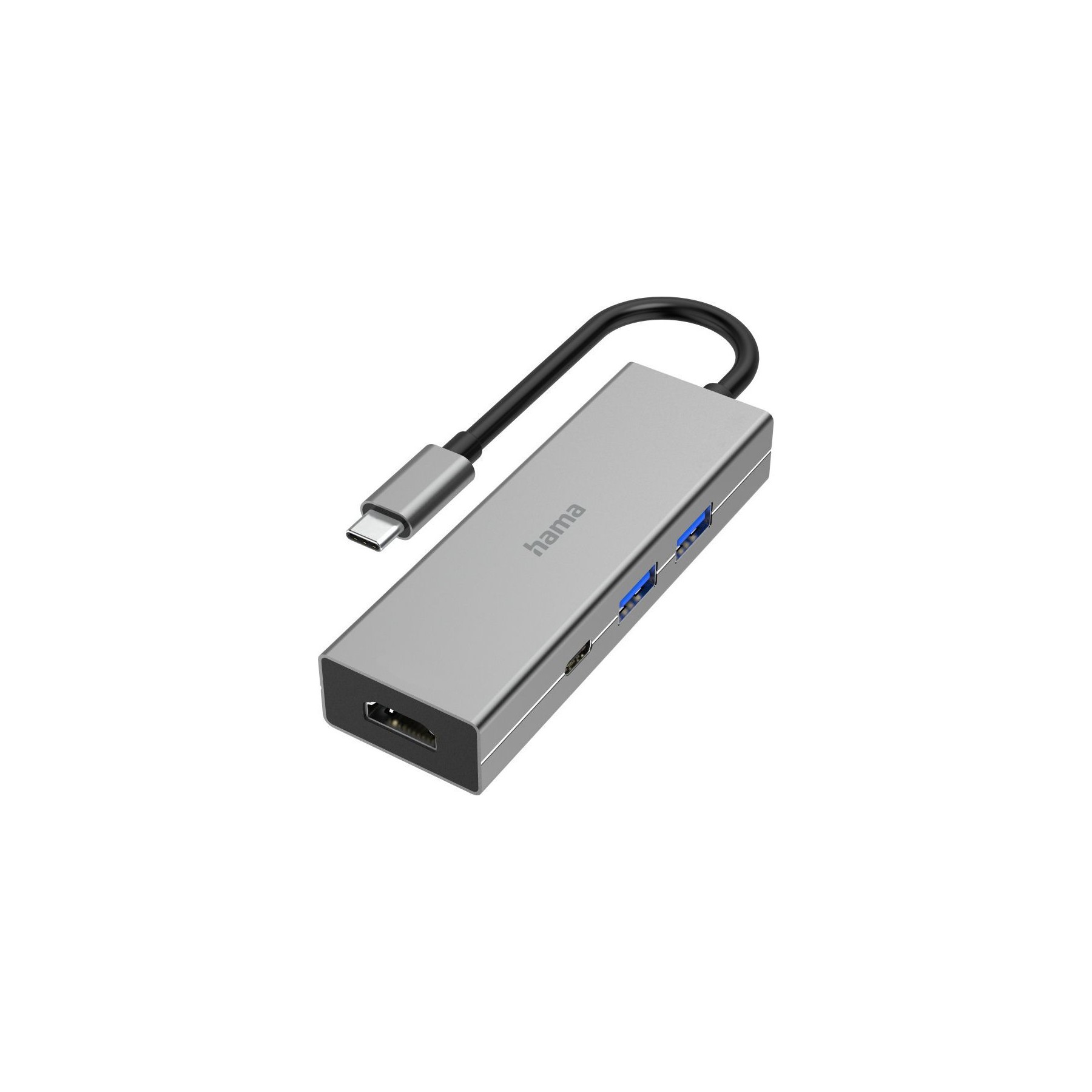 Hub USB C HAMA 4 ports, 2 USB-A, USB-C, HDMI™