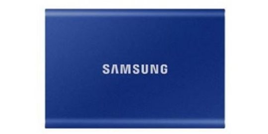 Disque SSD externe SAMSUNG Pack T7 2To bleu + Etui