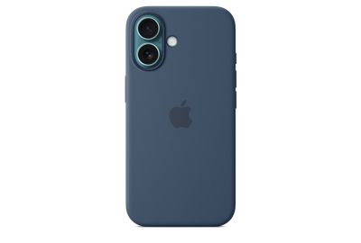 Coque APPLE iPhone 16 MagSafe denim silicone
