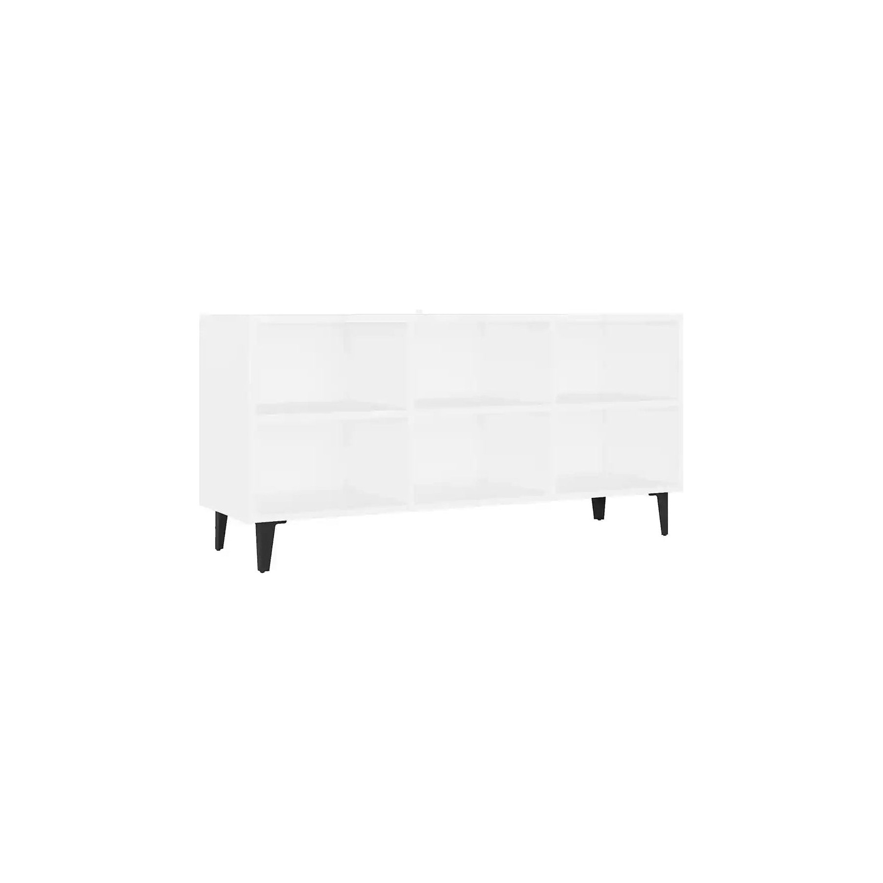 Meuble TV HELLOSHOP26 Meuble TV style industriel 103,5 x 30 x