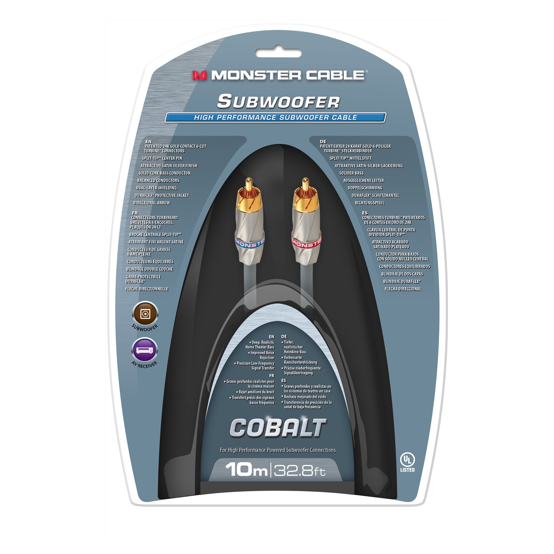 Subwoofer MONSTERCABLE 400sw High 10M Performance