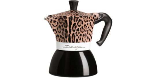 Cafetière italienne BIALETTI Moka Induction 4 cups D&G Leopard