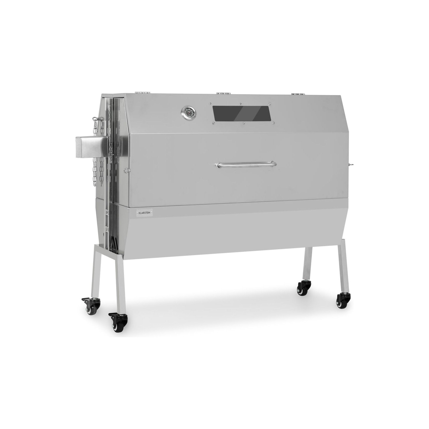Barbecue charbon BLUMFELDT Sauenland Pro XL | Inox | 4 roulettes