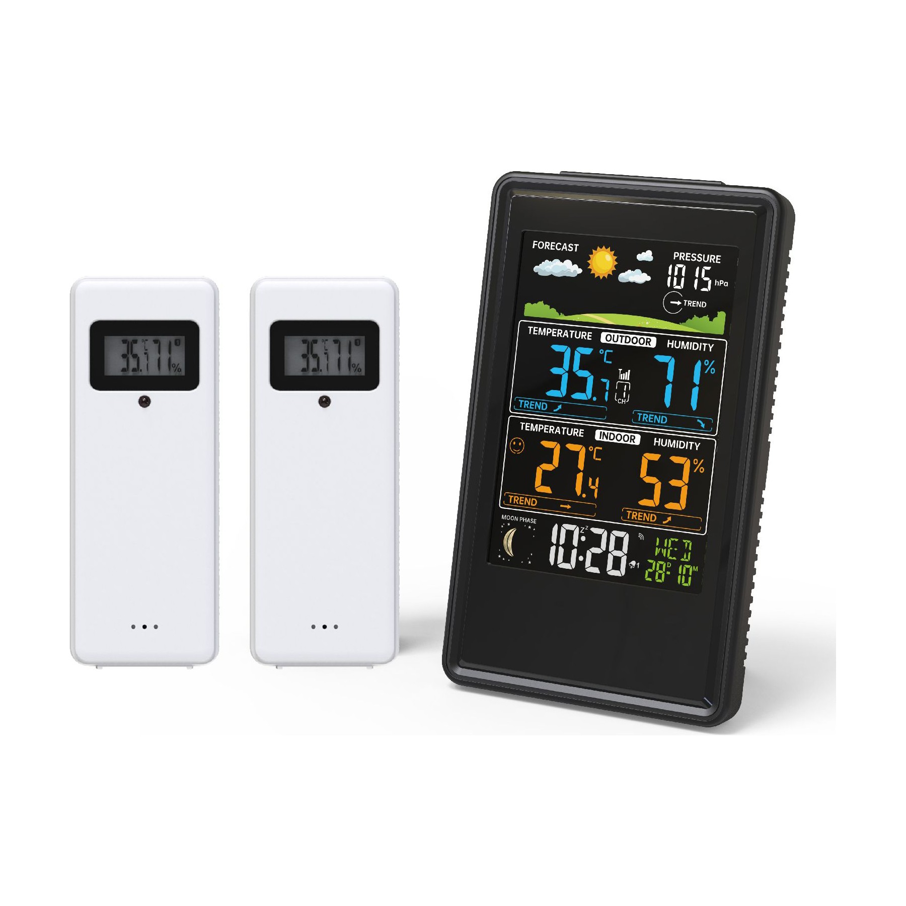 Station météo connectée KYF connectée Wifi – 4 en 1  étendu