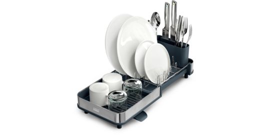 EGOUTTOIR JOSEPH JOSEPH Extend Slim Steel gris