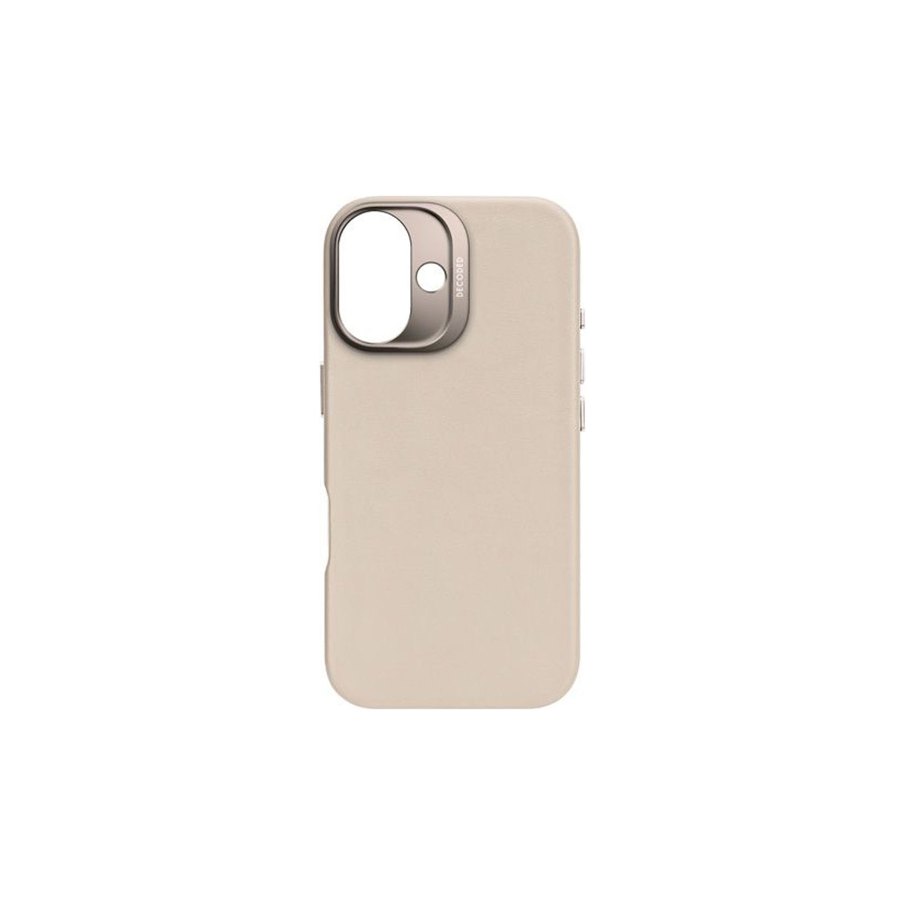 Coque DECODED pour iPhone 16 Antichocs en Cuir MagSafe