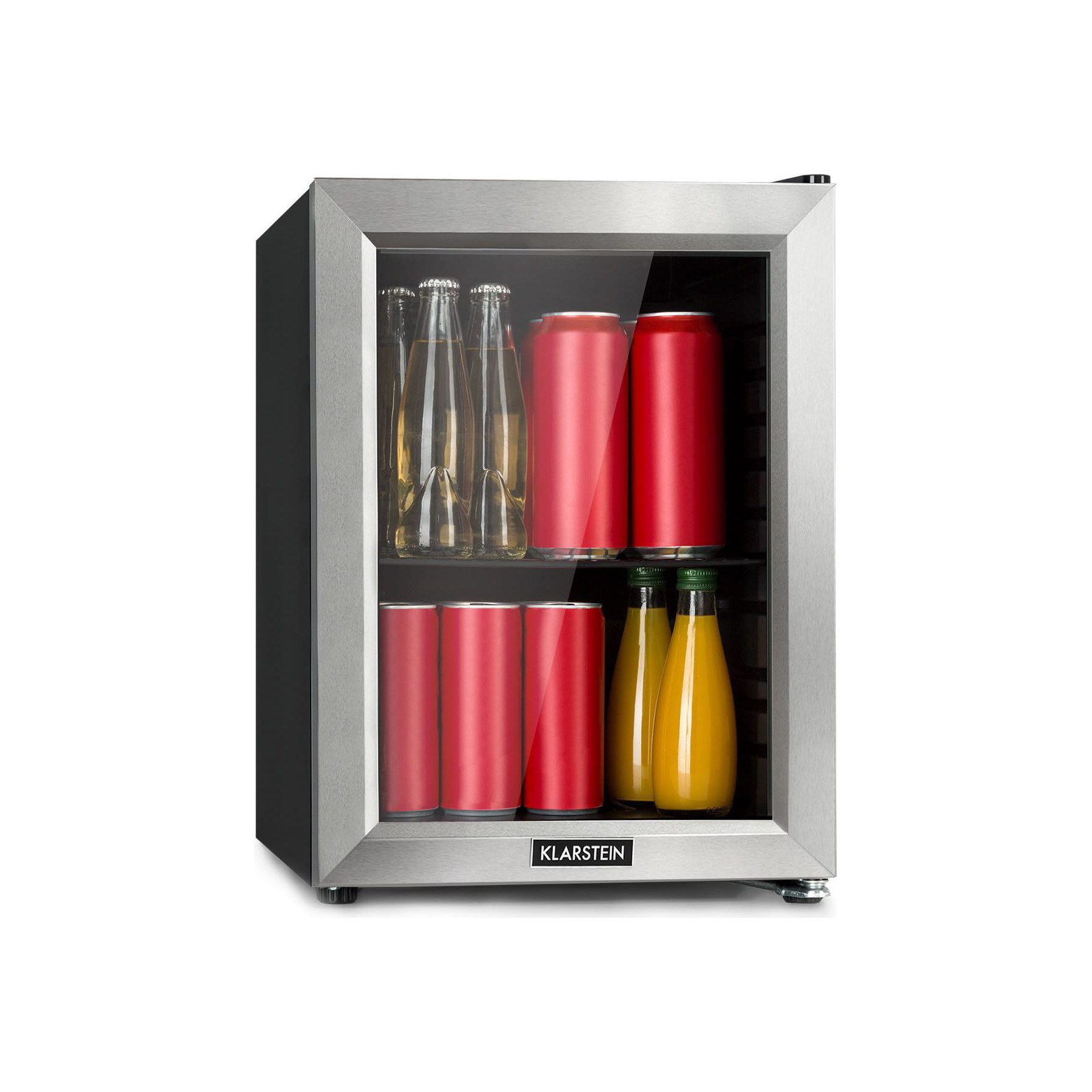Mini réfrigérateur KLARSTEIN Harlem 23L A+ porte vitrée 39 dB Noir
