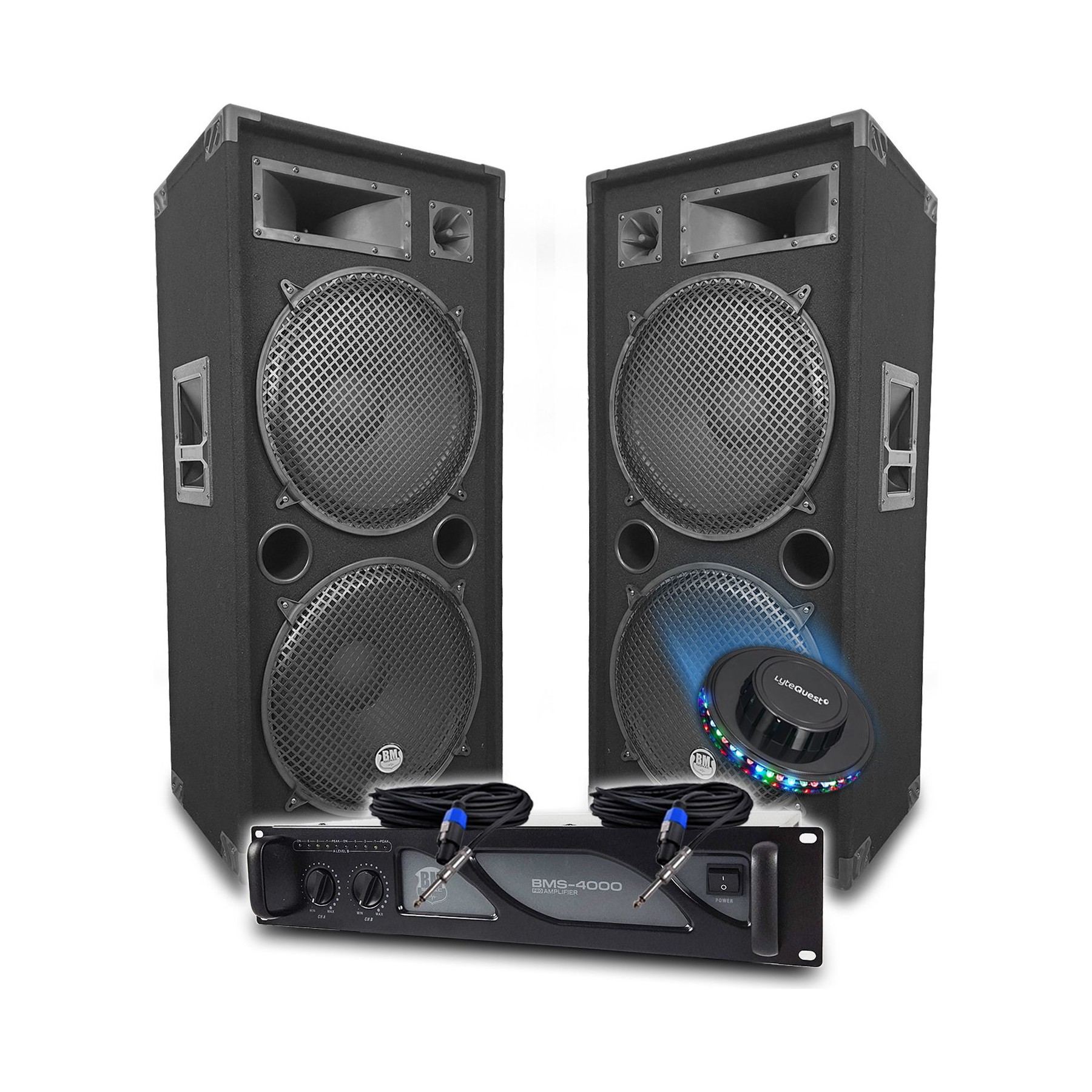 Pack sono BM SONIC Pack Sono DJ BM SONIC Amplificateur 4000