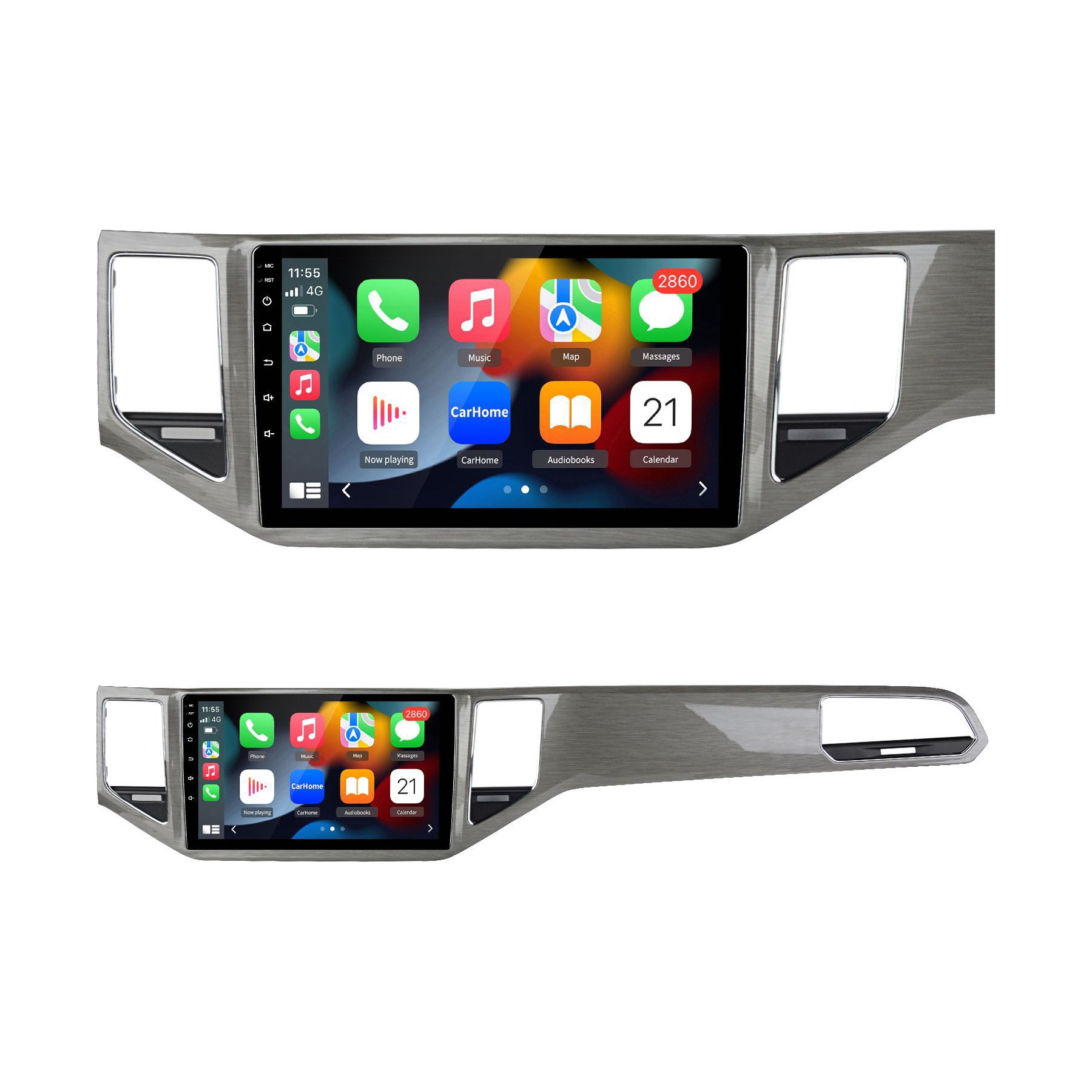 Autoradio connecté JUNSUN pour Volkswagen Golf Sportsvan Carplay