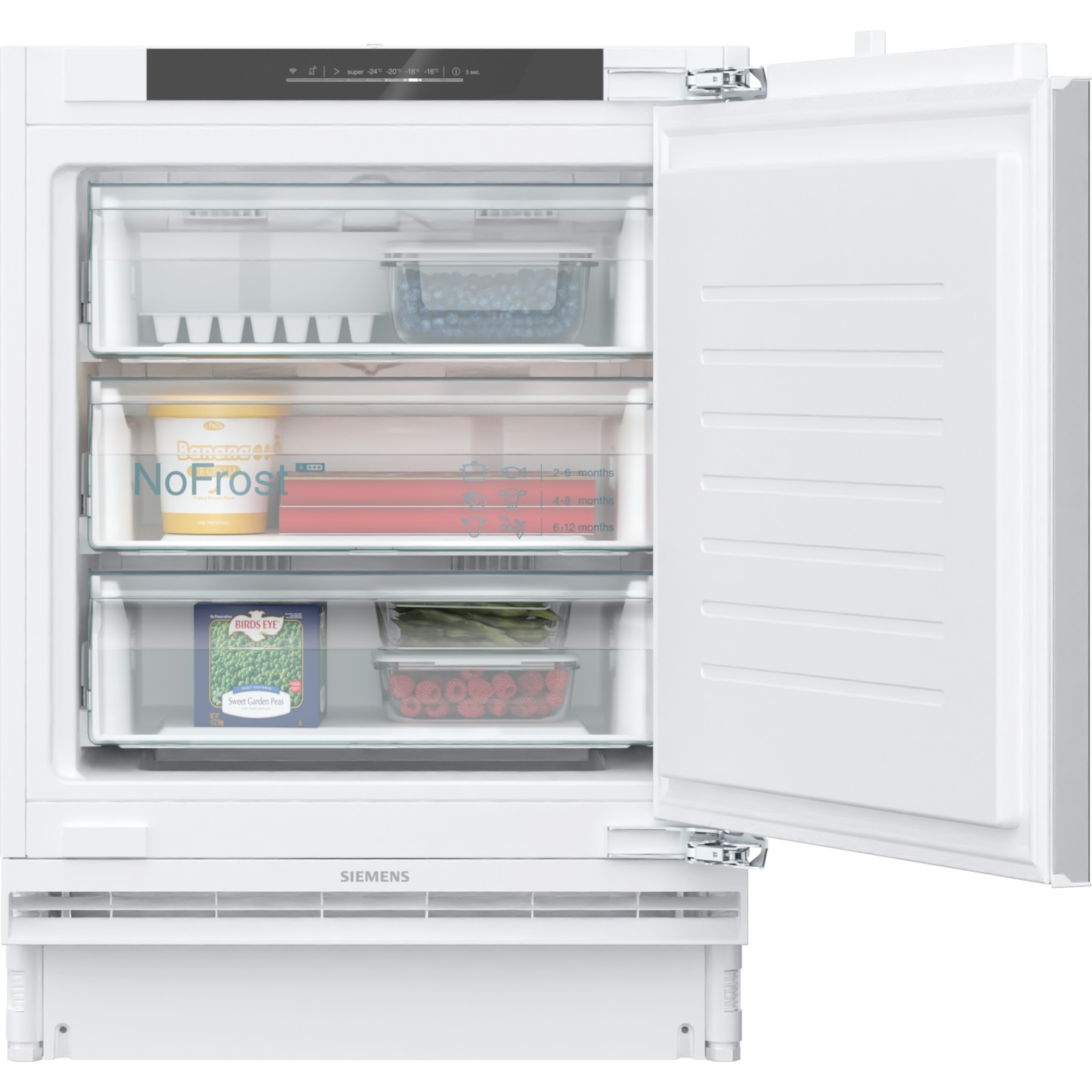 Congélateur top encastrable SIEMENS GU21NADE0 intégrable 82cm pantographes