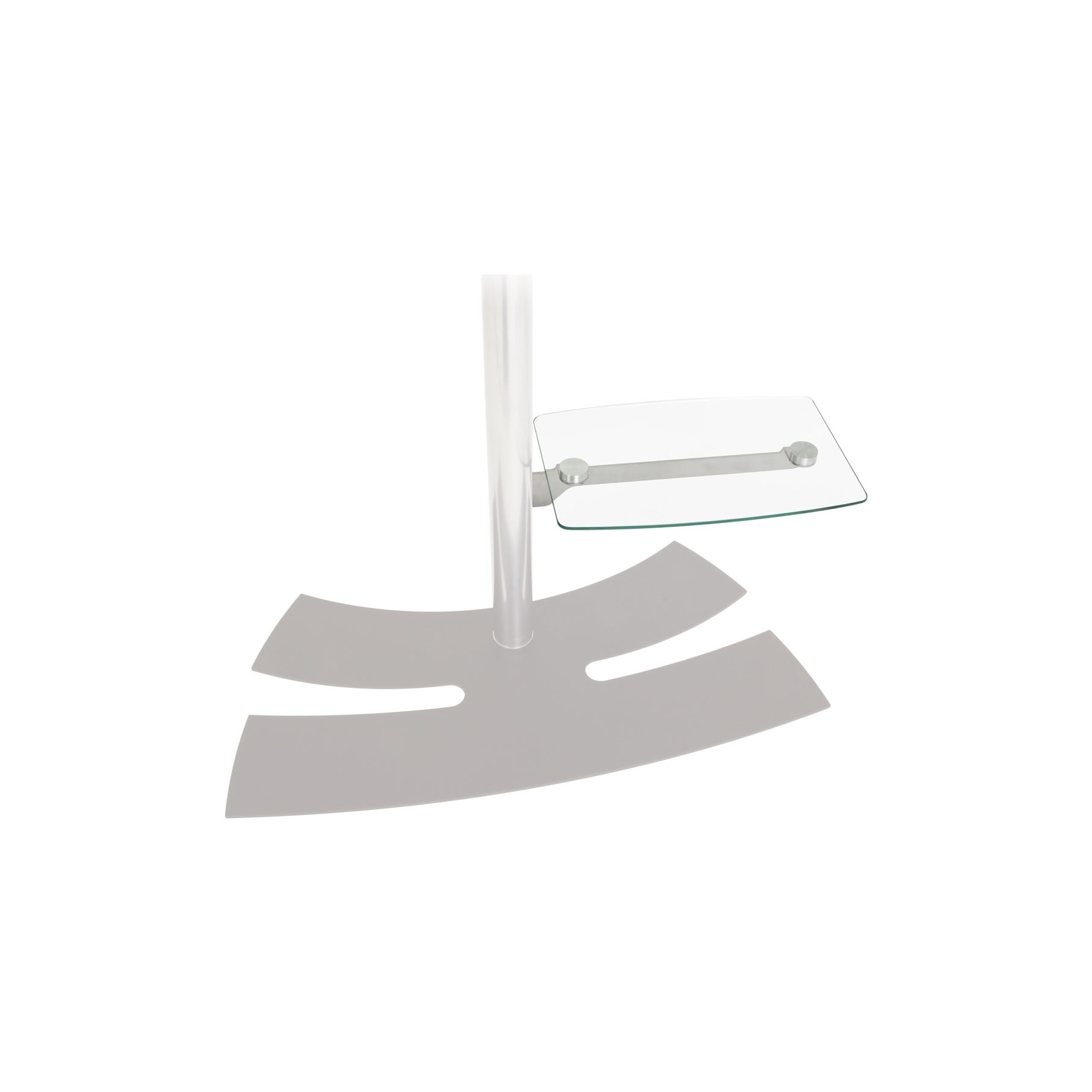 Pied TV ERARD tablette pied Lux-Up 038400