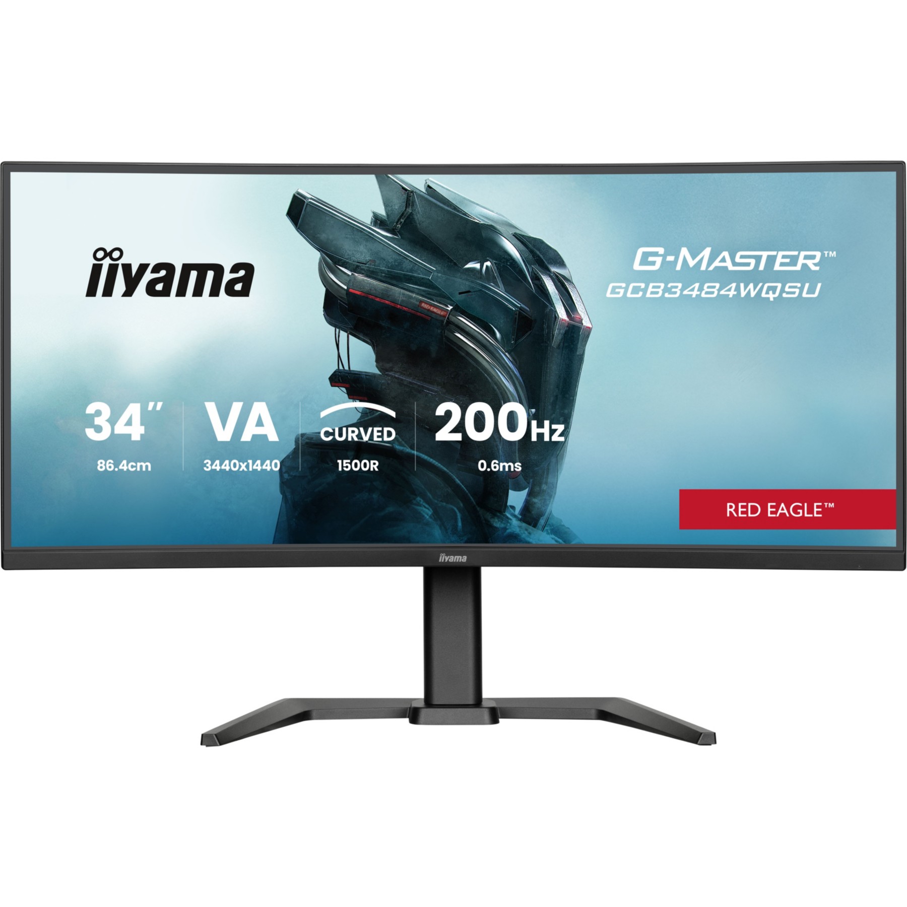 Ecran PC Gamer IIYAMA G-Master Red Eagle VA 34" VA WQHD 200 Hz HDR