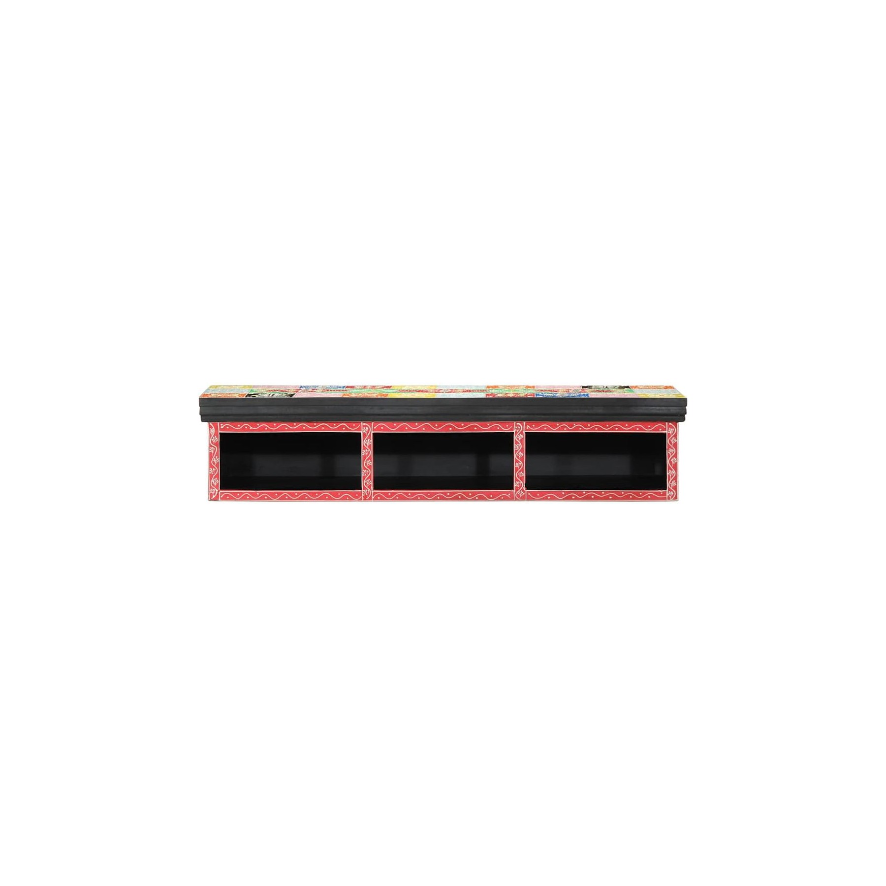 Meuble TV HELLOSHOP26 Meuble TV design moderne rangement 100 x