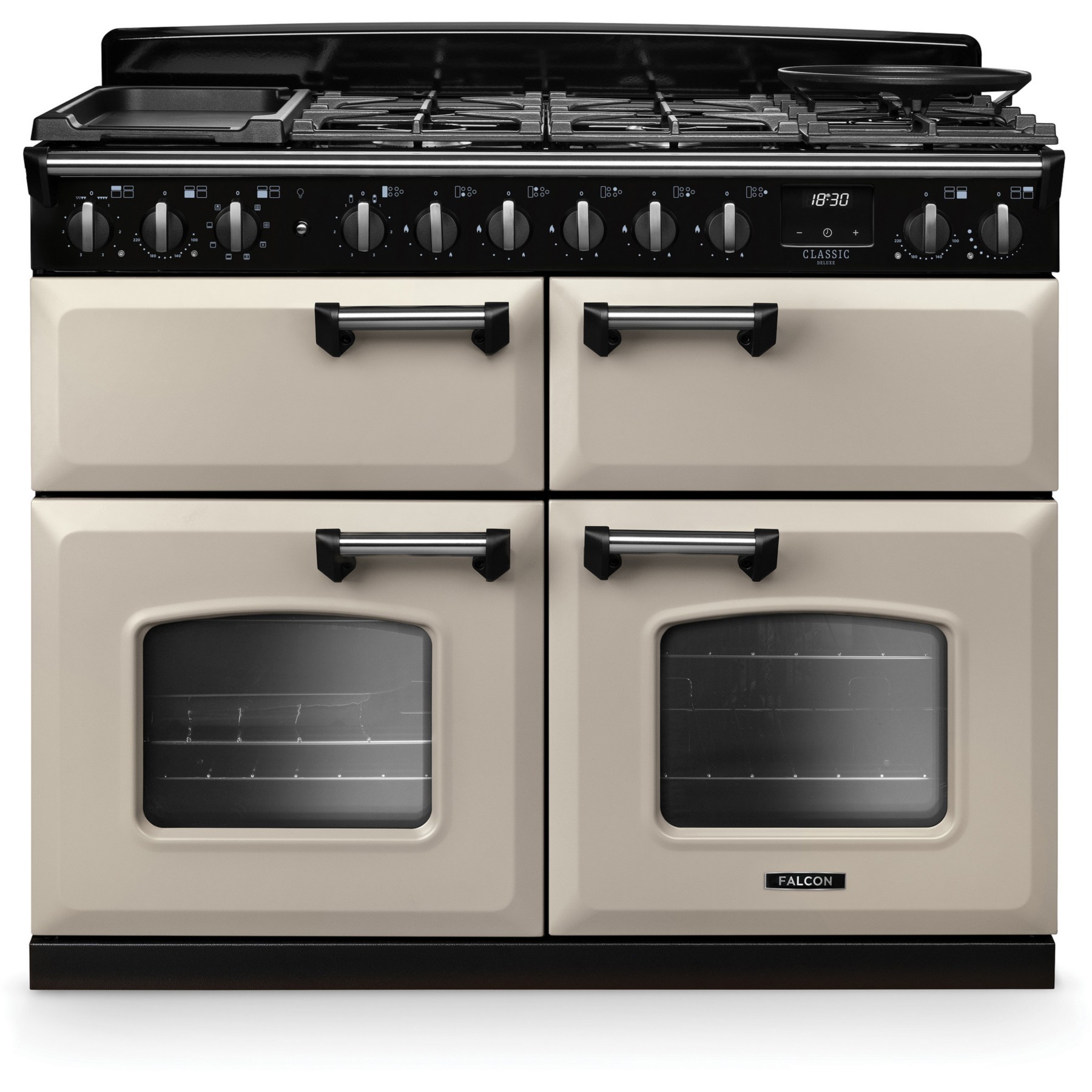 Piano de cuisson mixte FALCON NGC TAB MIX 110 CM CREME PASTEL CHROME