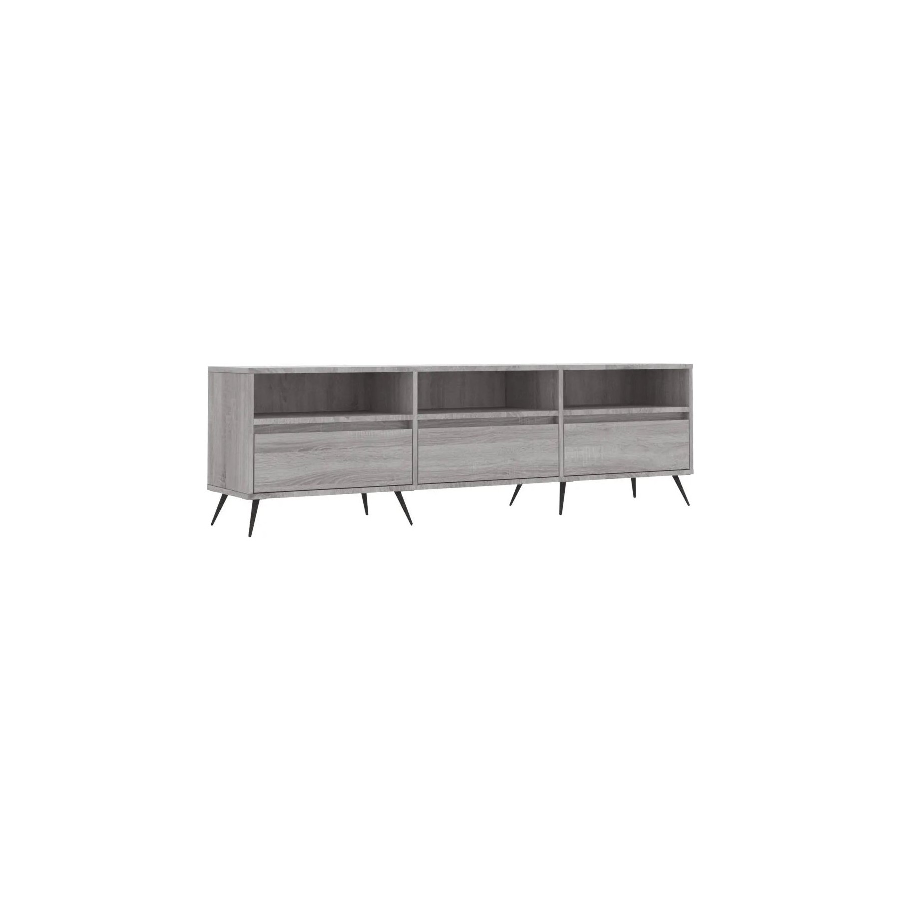 Meuble TV HELLOSHOP26 Meuble TV moderne avec 6 compartiments r
