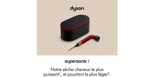 Sèche cheveux DYSON Supersonic R cheveux bouclés à frisés Edition Rouge et Or, édition spéciale fête des mères