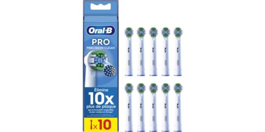 Brossette dentaire ORAL-B Precision Clean X-filaments x10