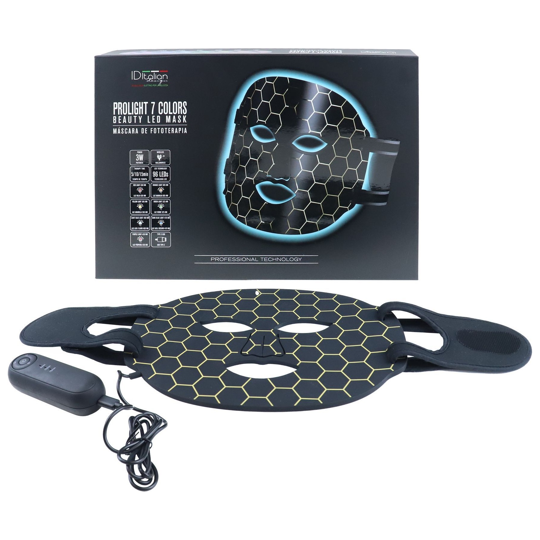 Masque LED ITALIAN DESIGN IDEPROLIGHTMASK