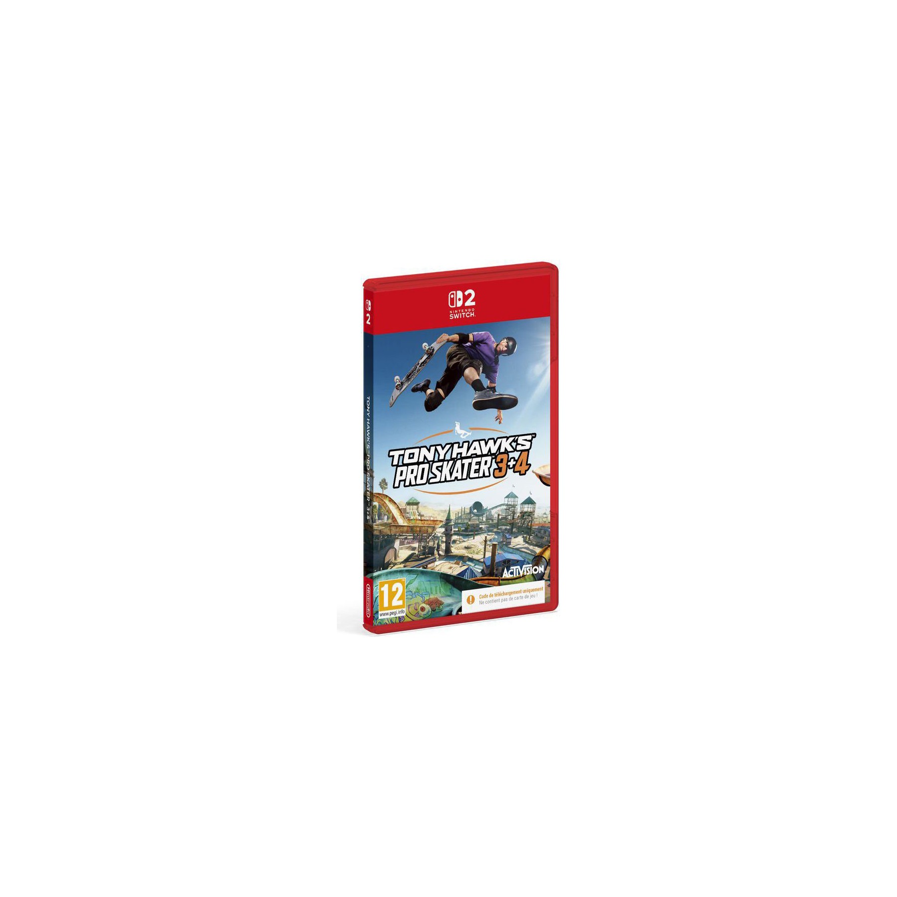 Jeu Switch 2 MICROSOFT Tony Hawk Pro Skater 3 + 4 (code De