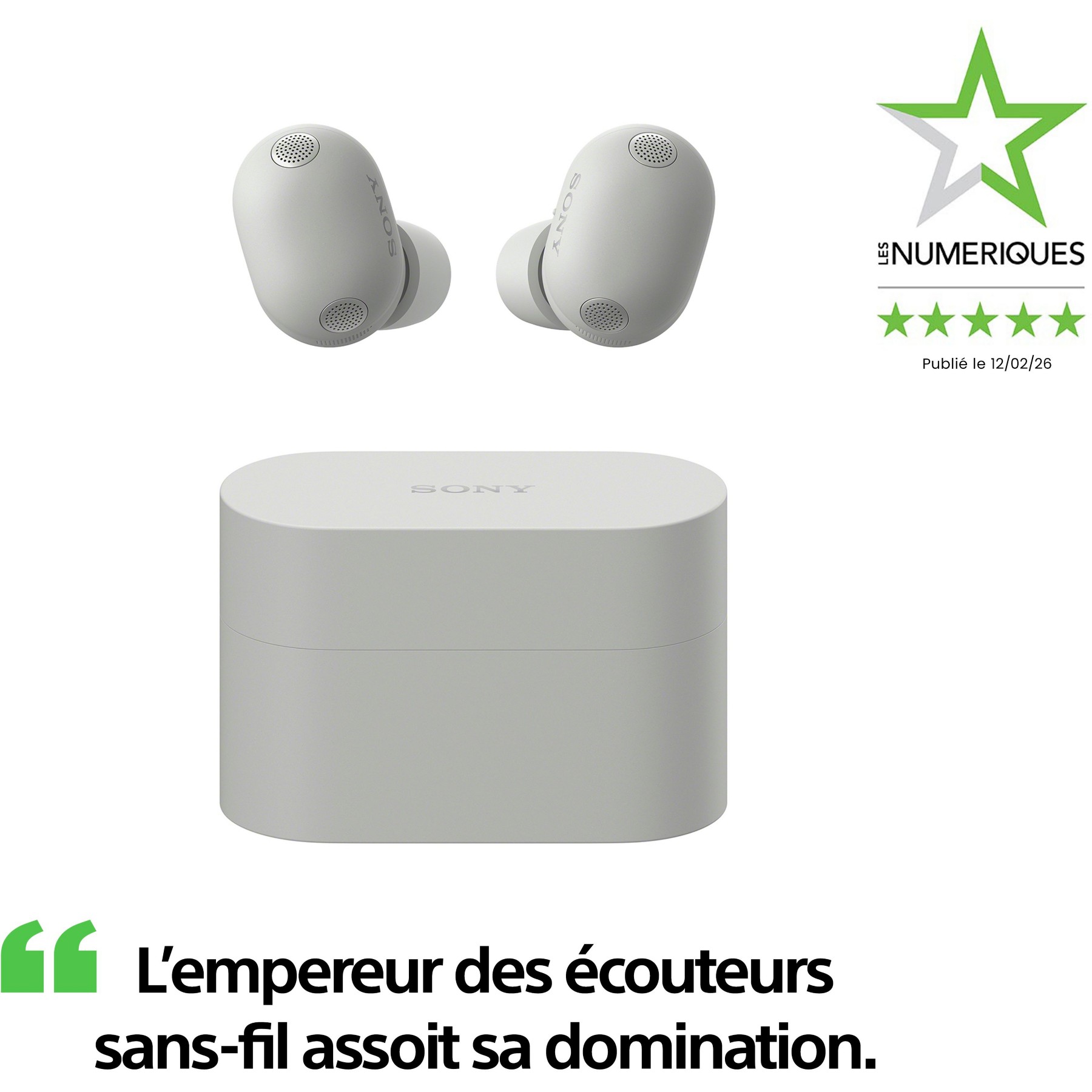 Ecouteurs SONY WF-1000XM6 Blanc