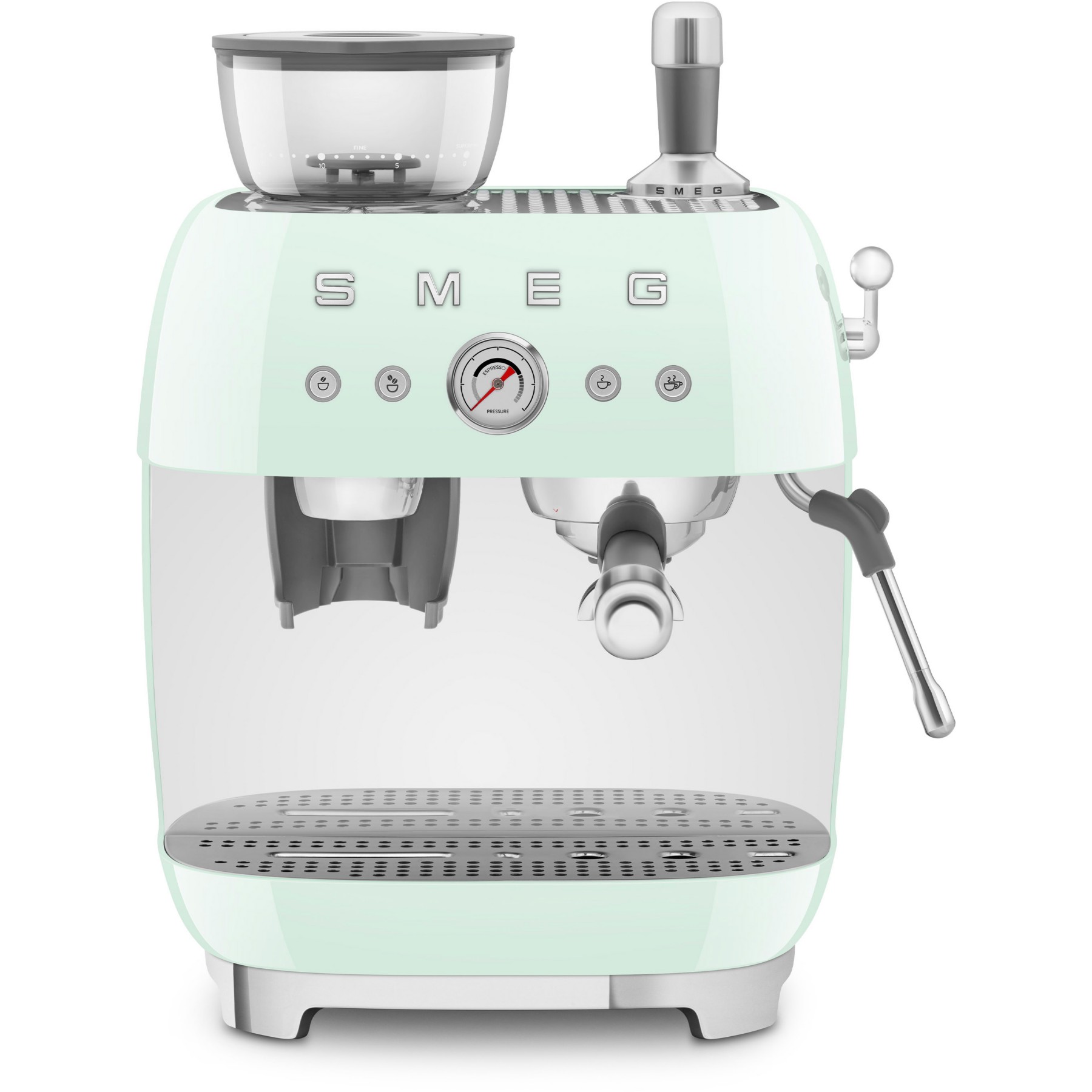 Expresso Broyeur SMEG EGF03PGEU vert d'eau