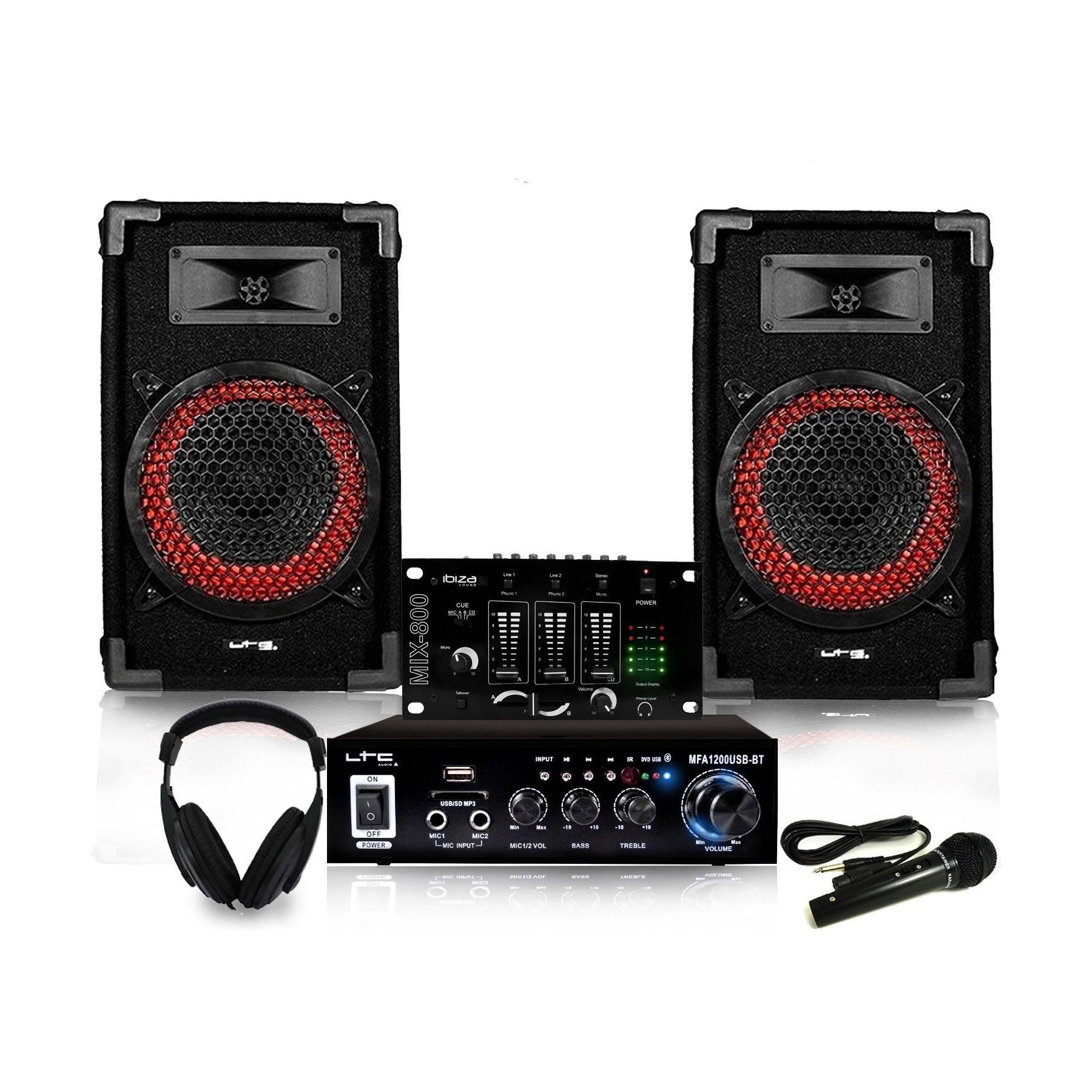 Pack sono LTC AUDIO Pack d'initiation DJ pour les 11-15 ans