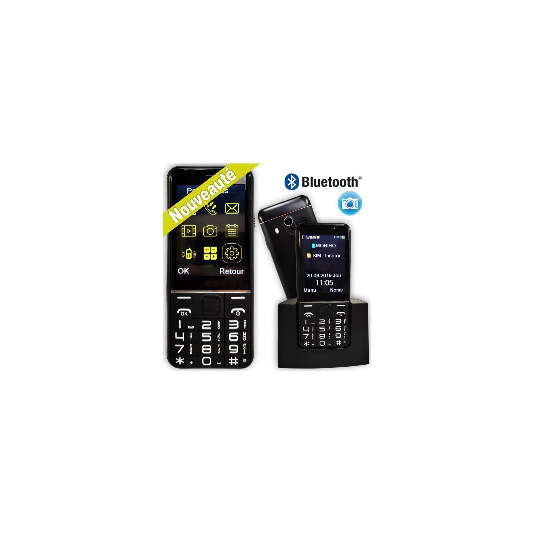 Smartphone senior MOBIHO Le classic +